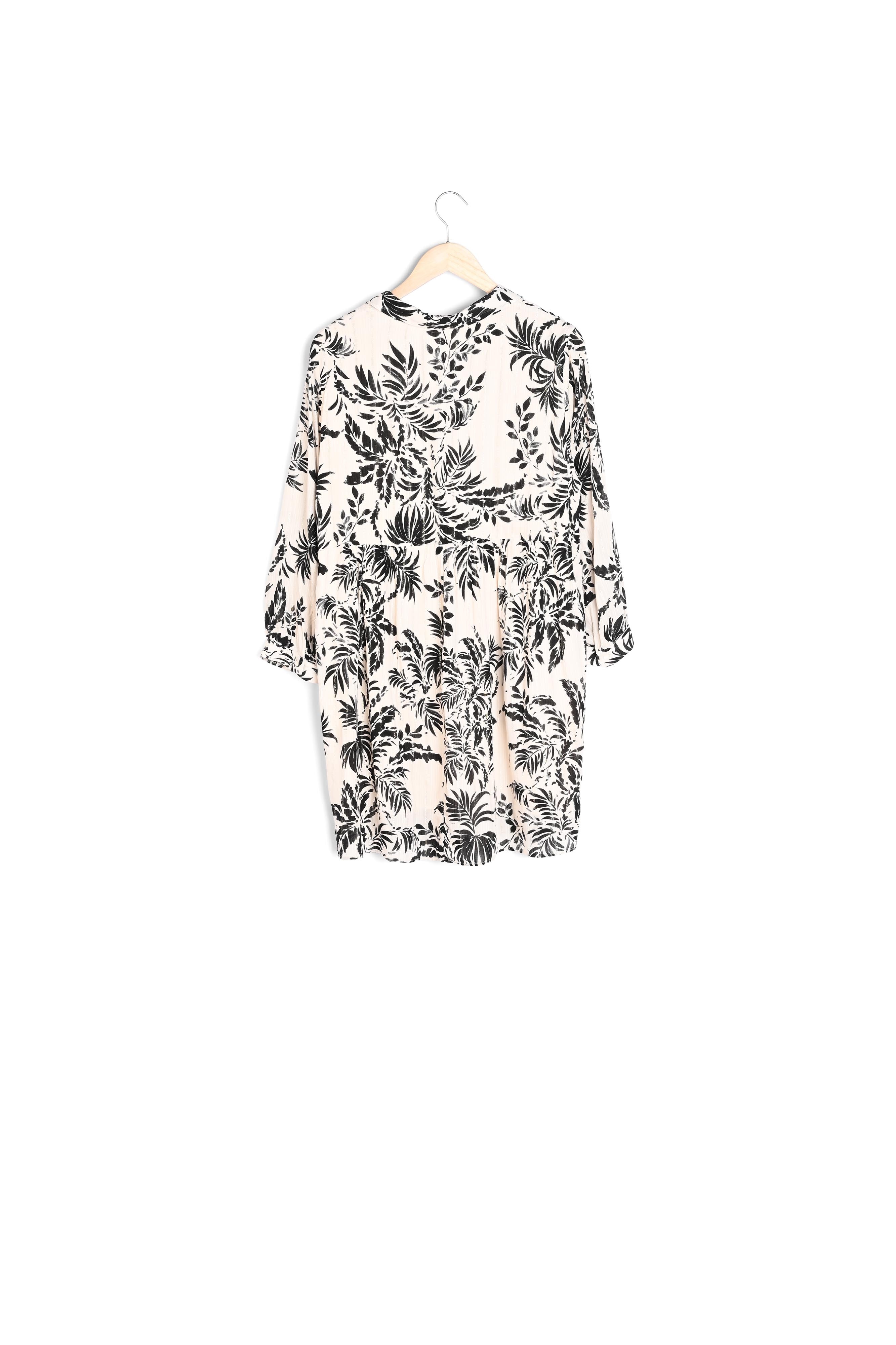 Robe imprimée crème Nairobi Faume - seconde main