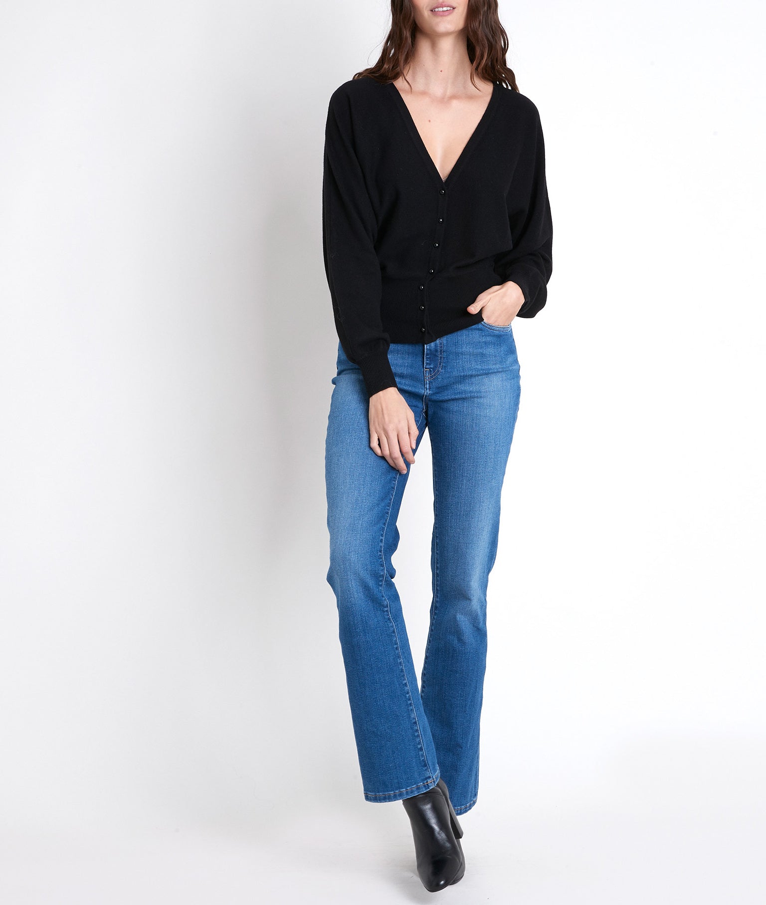 Gilet en polyamide recyclé noir Aldo Faume - seconde main