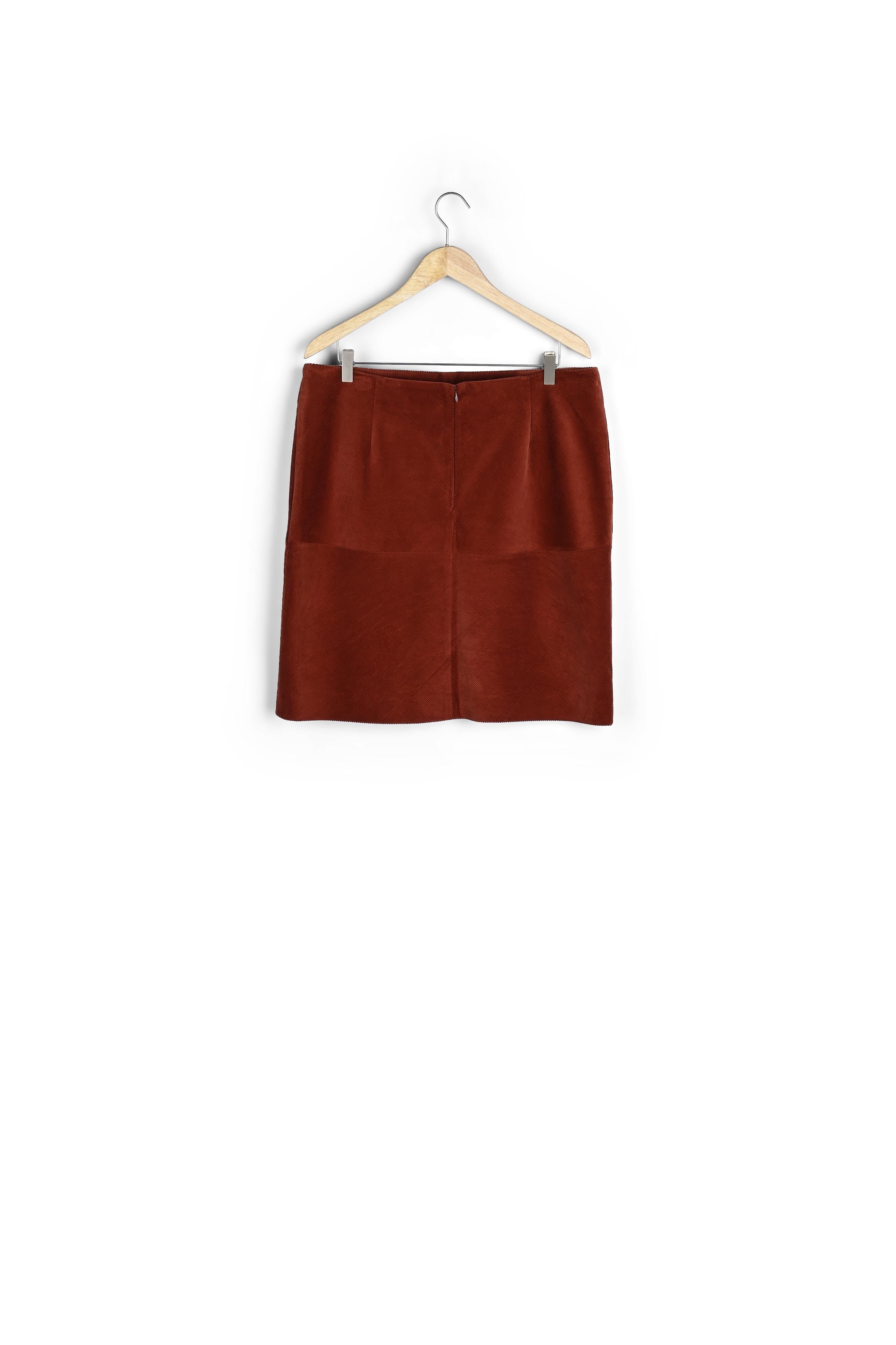 Jupe en velours trapèze Gamra Faume - seconde main