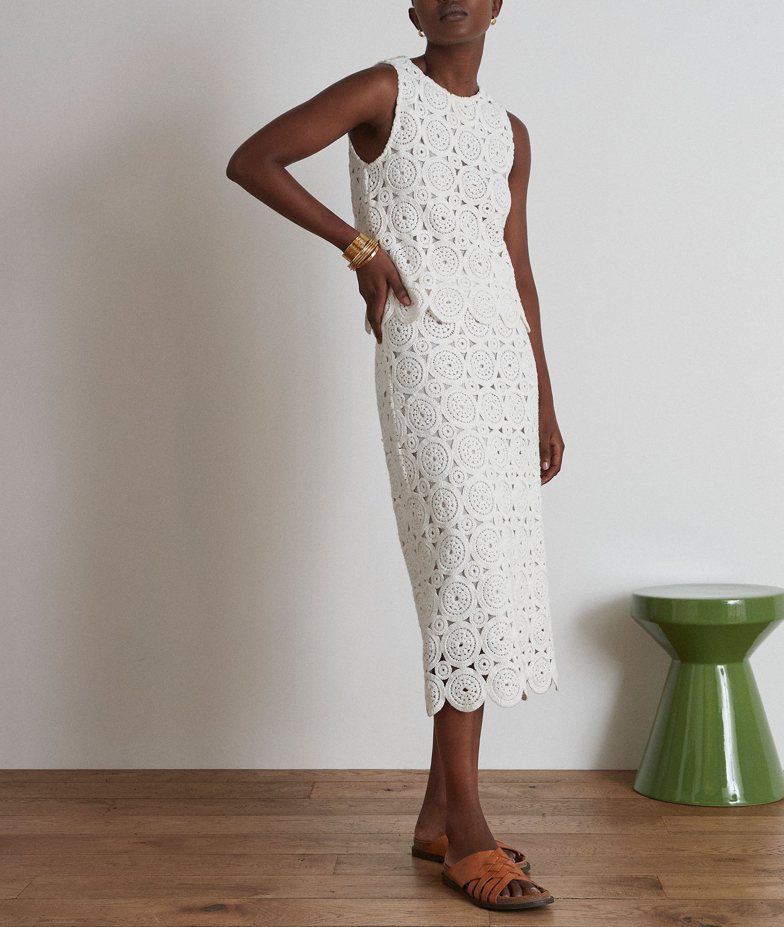 Jupe en crochet Dalia Faume - seconde main