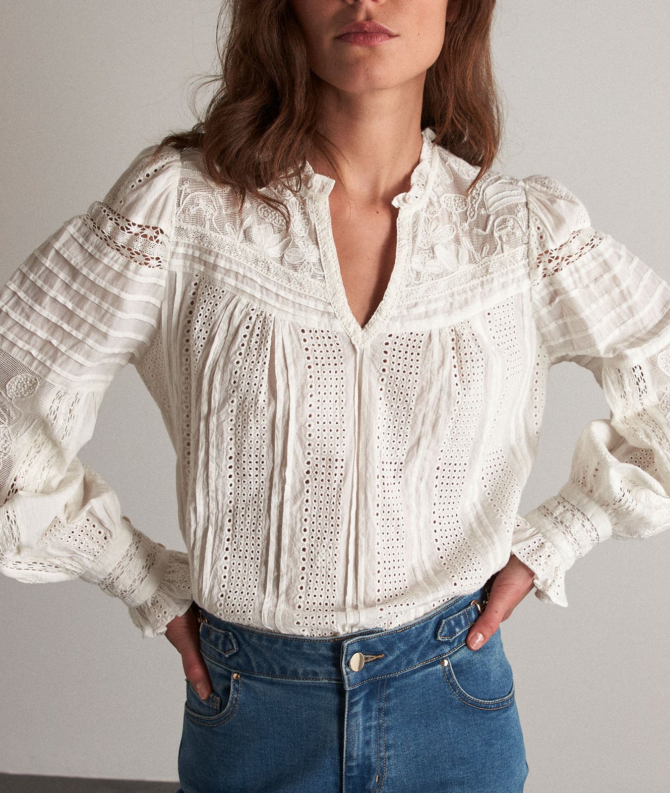 Blouse Cassiope Faume - seconde main