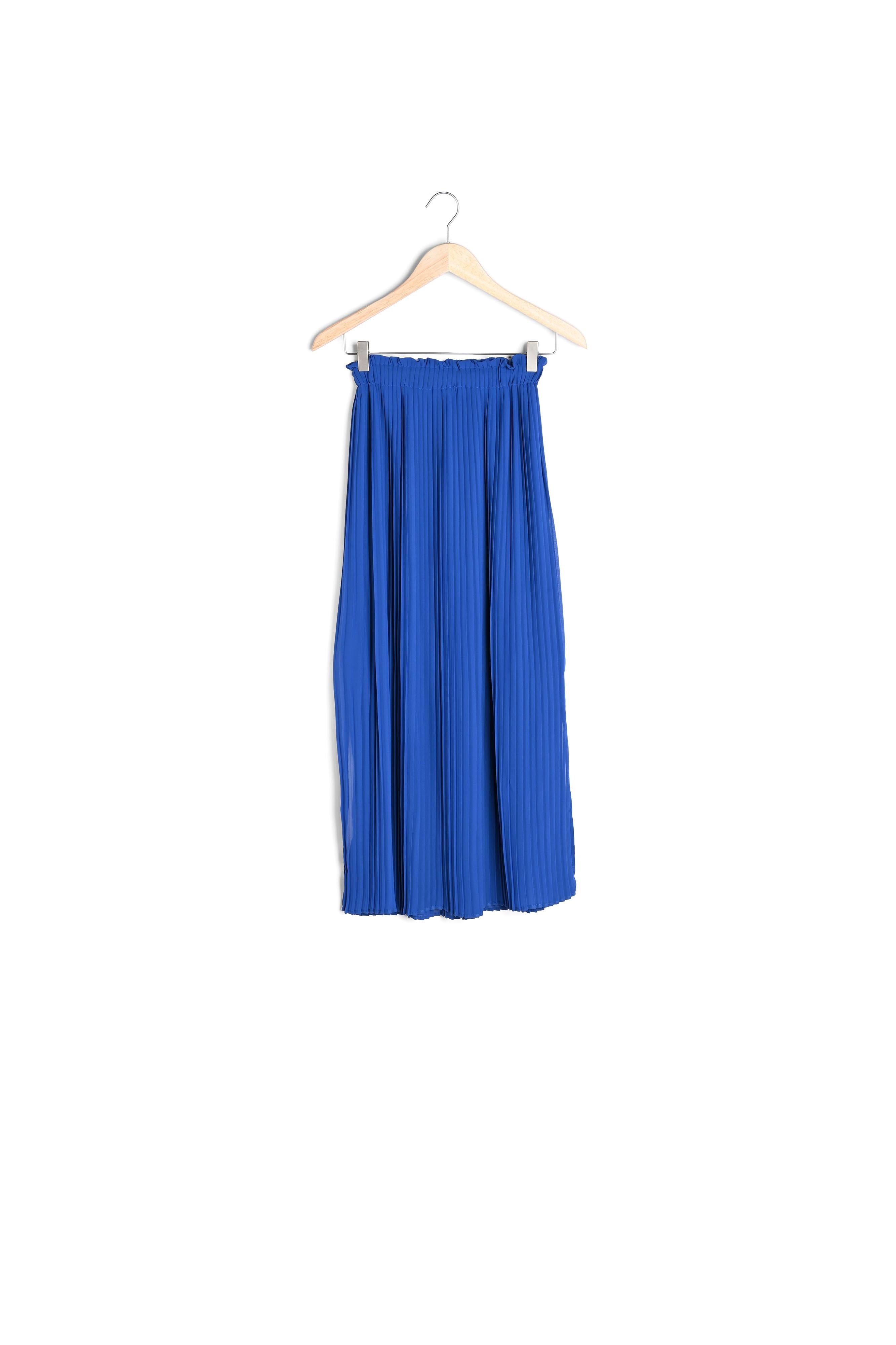 Jupe bleue plissée Sofia Faume - seconde main