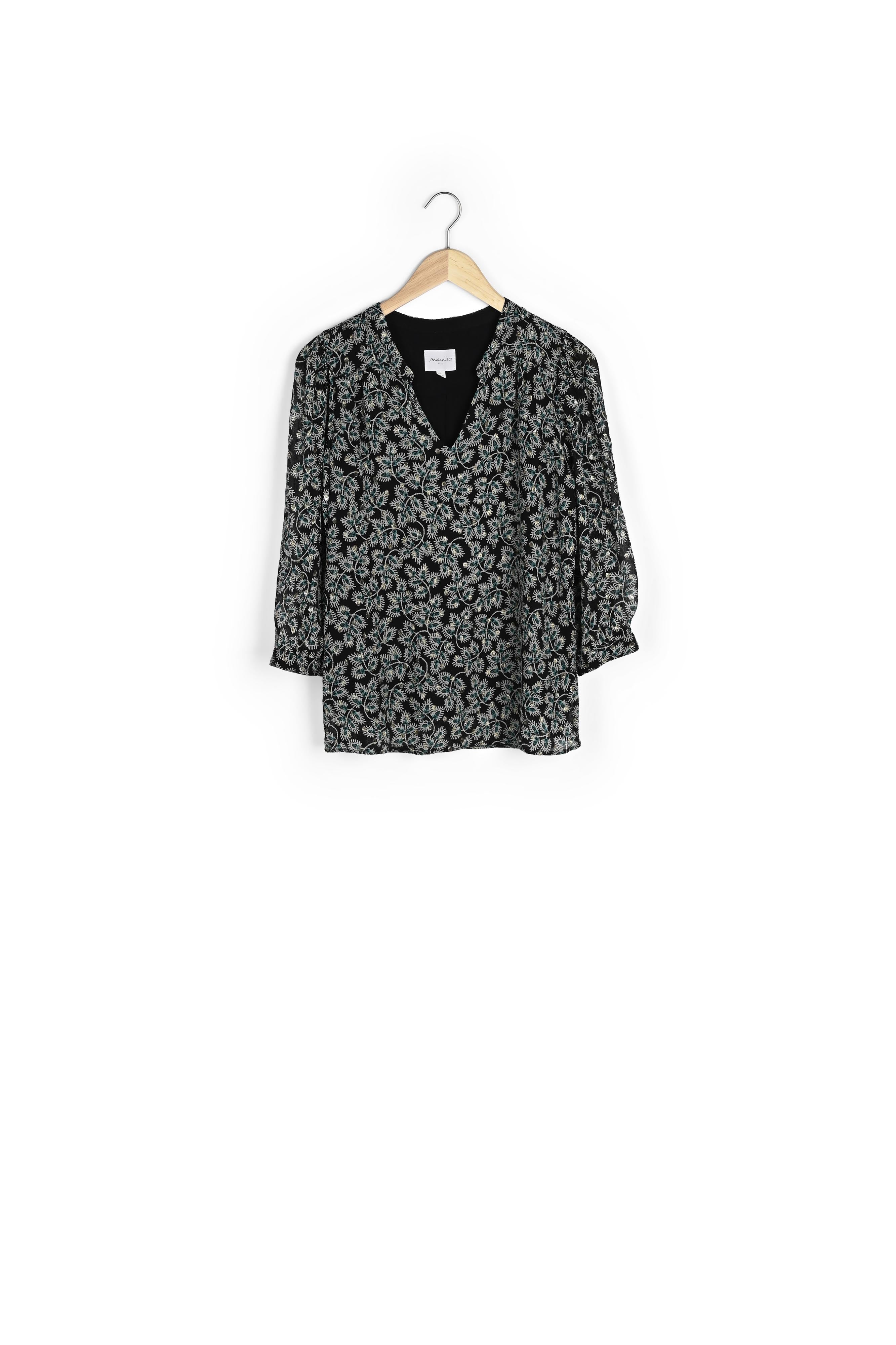 Blouse cyprès imprimée Elsou Faume - seconde main