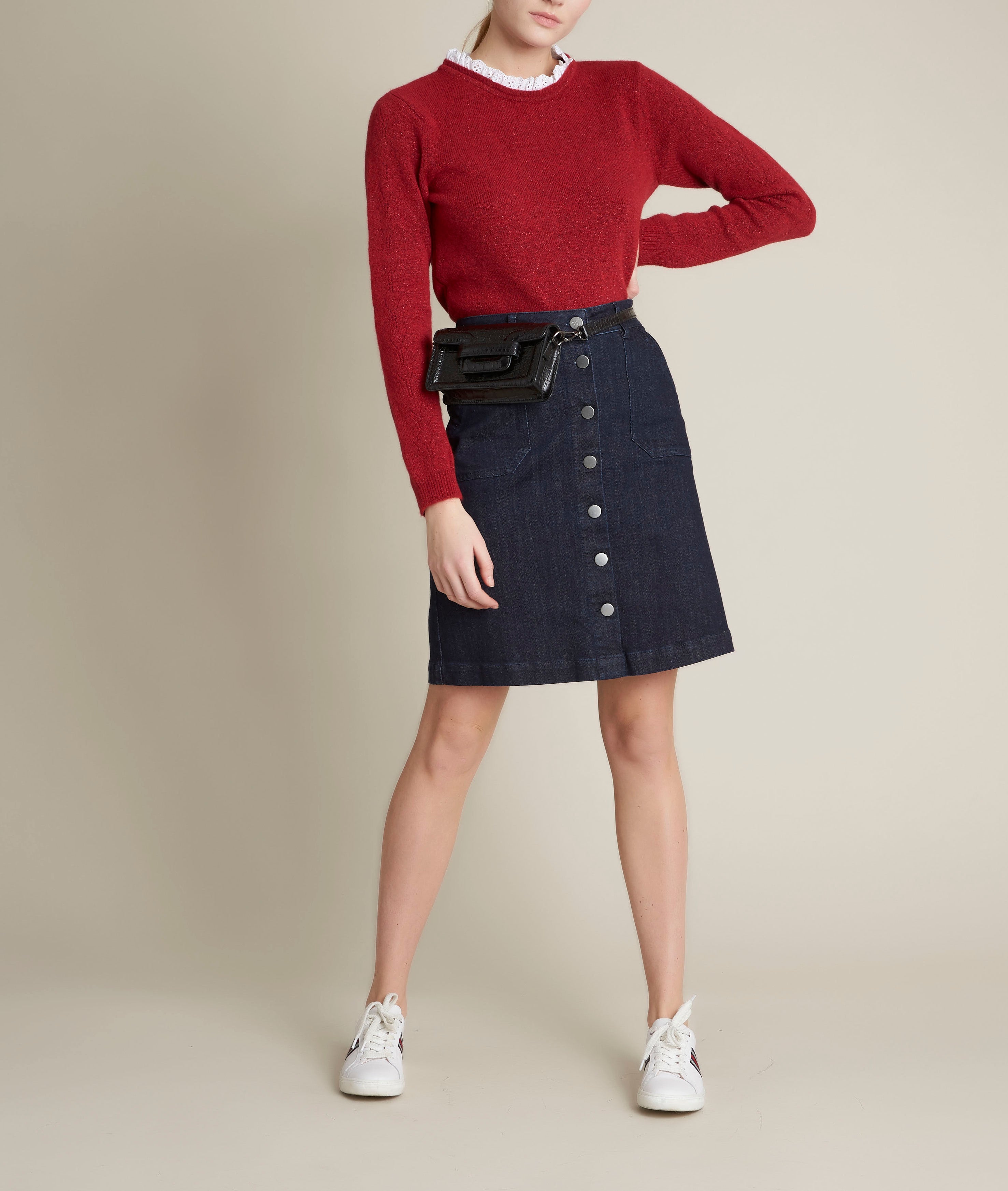 Jupe en denim Ambre Faume - seconde main