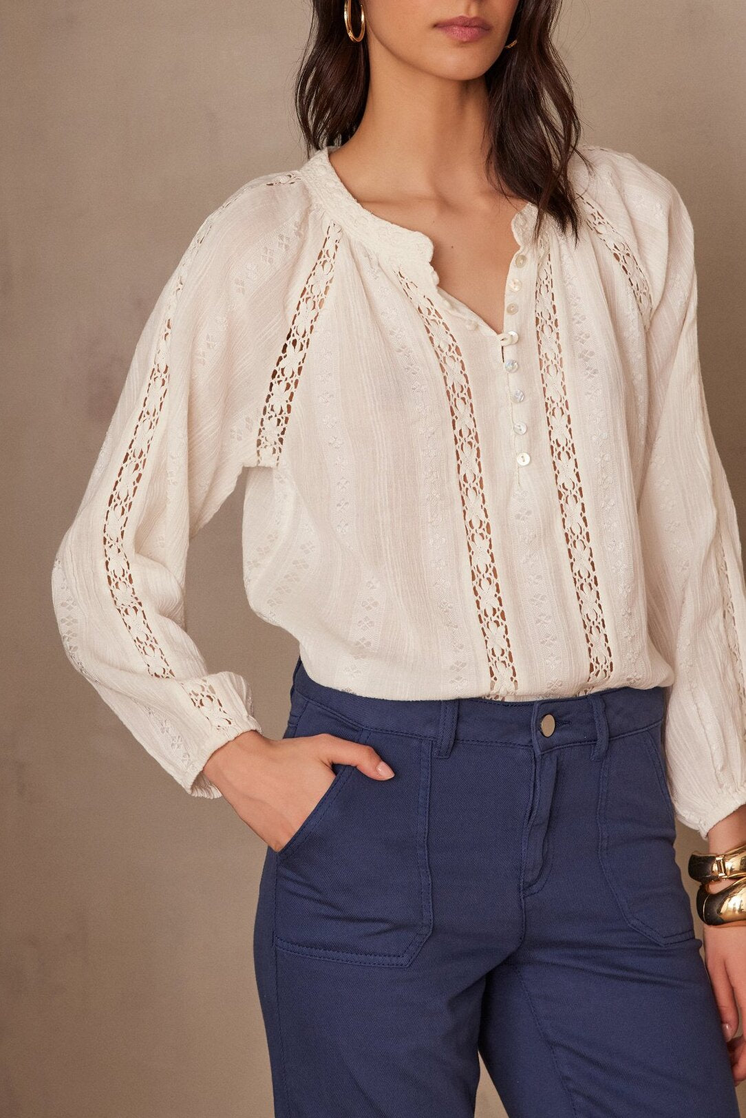 Blouse CHERRYNA en coton Faume - seconde main