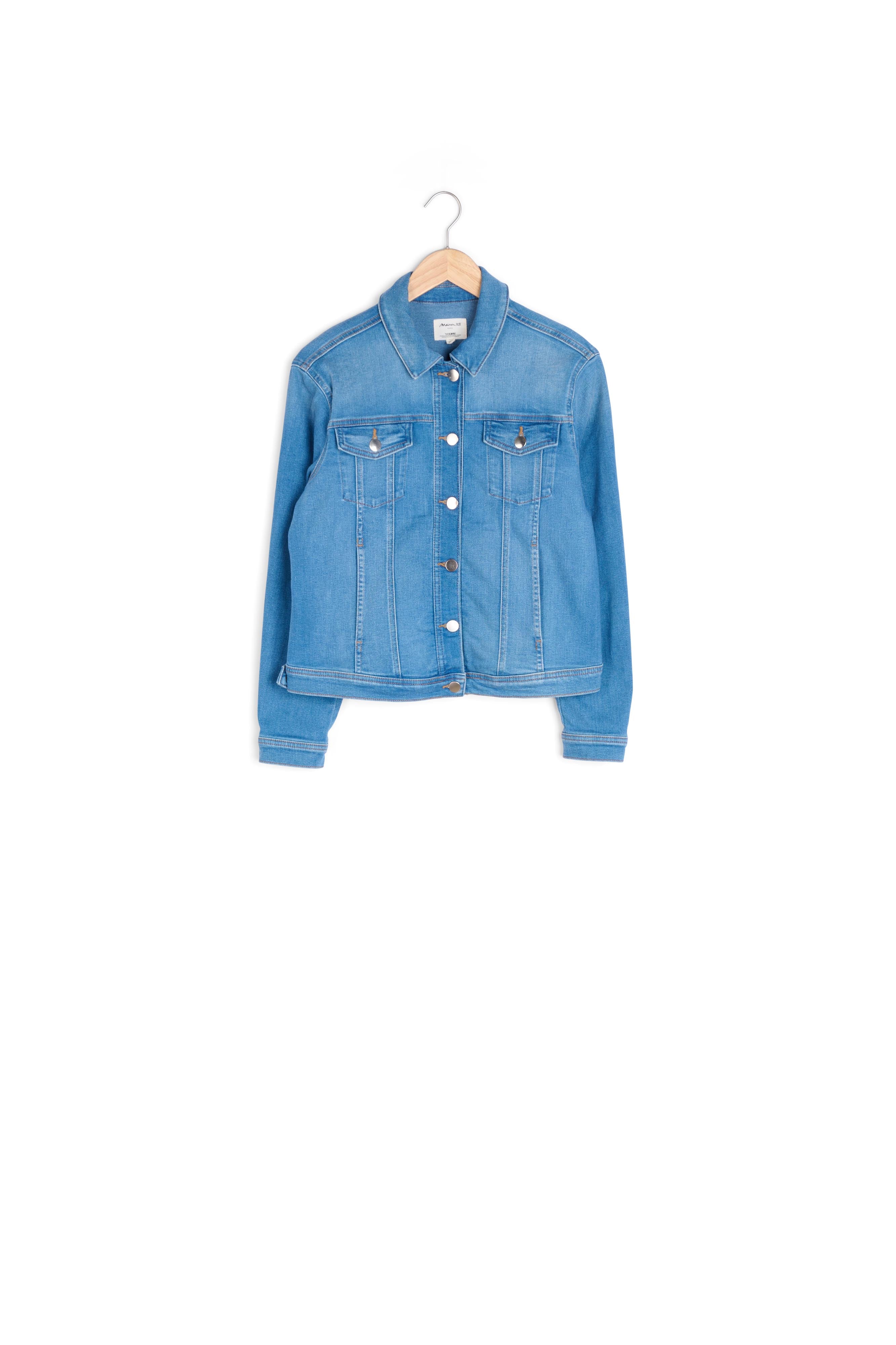 Blouson en jean en coton bio Farrah Faume - seconde main