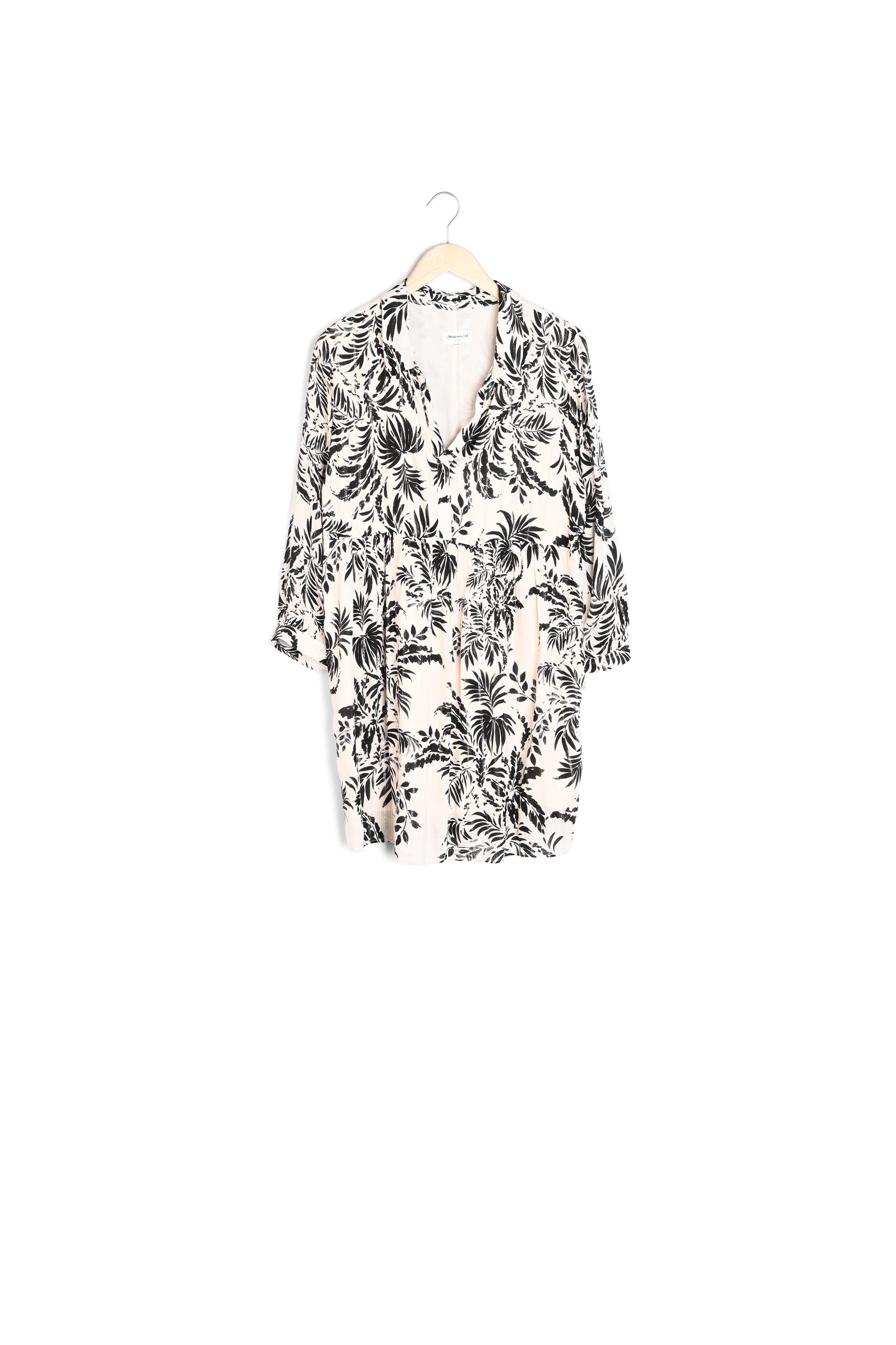 Robe imprimée crème Nairobi Faume - seconde main