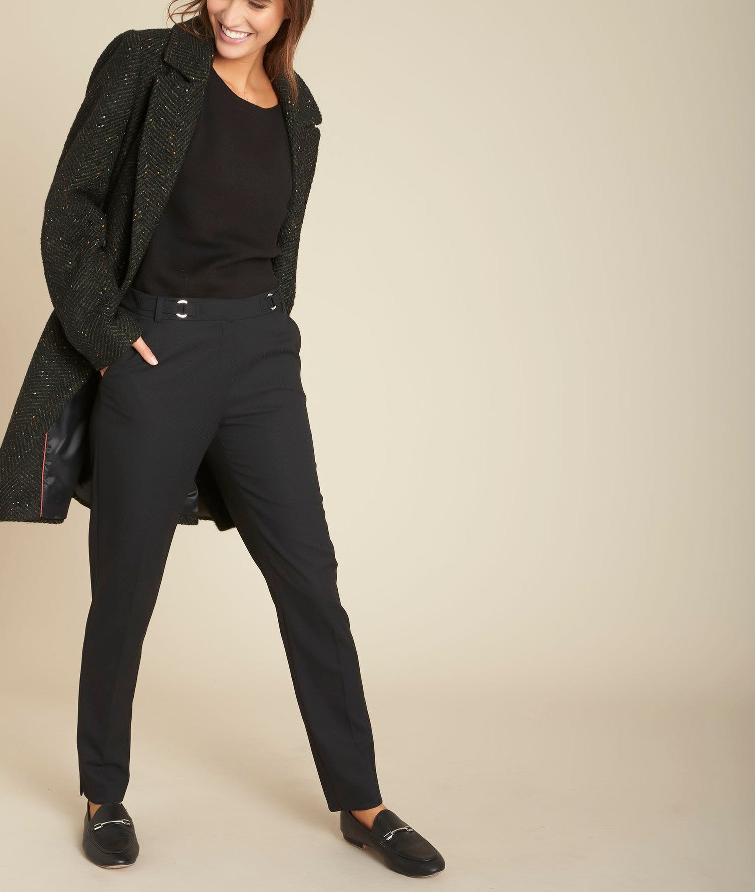 Pantalon droit étriers Elsy Faume - seconde main