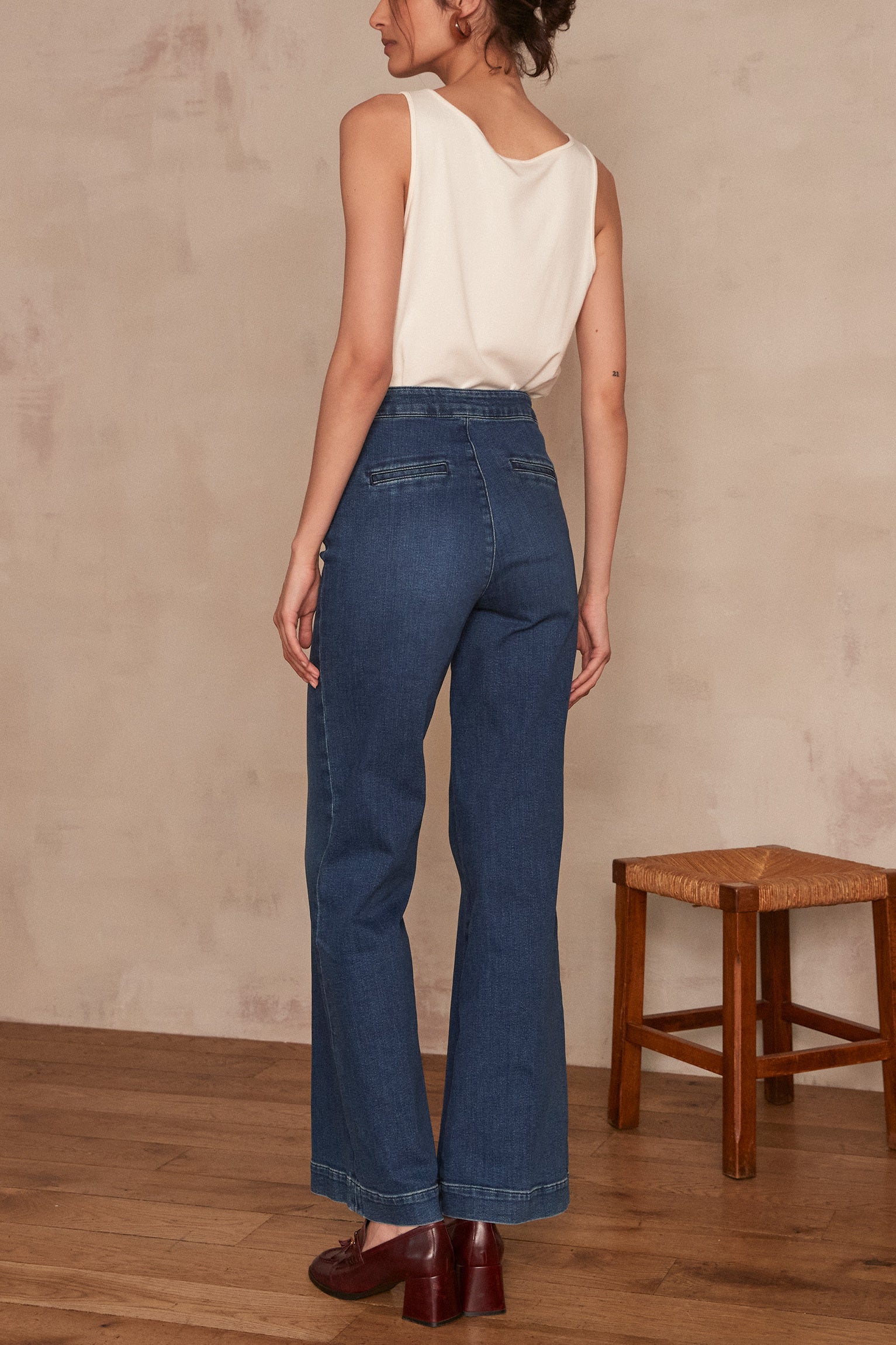 Jean wideleg OXAN Faume - seconde main