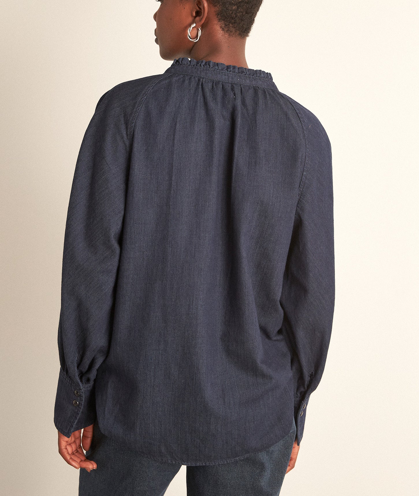 Chemise en denim Carole Faume - seconde main