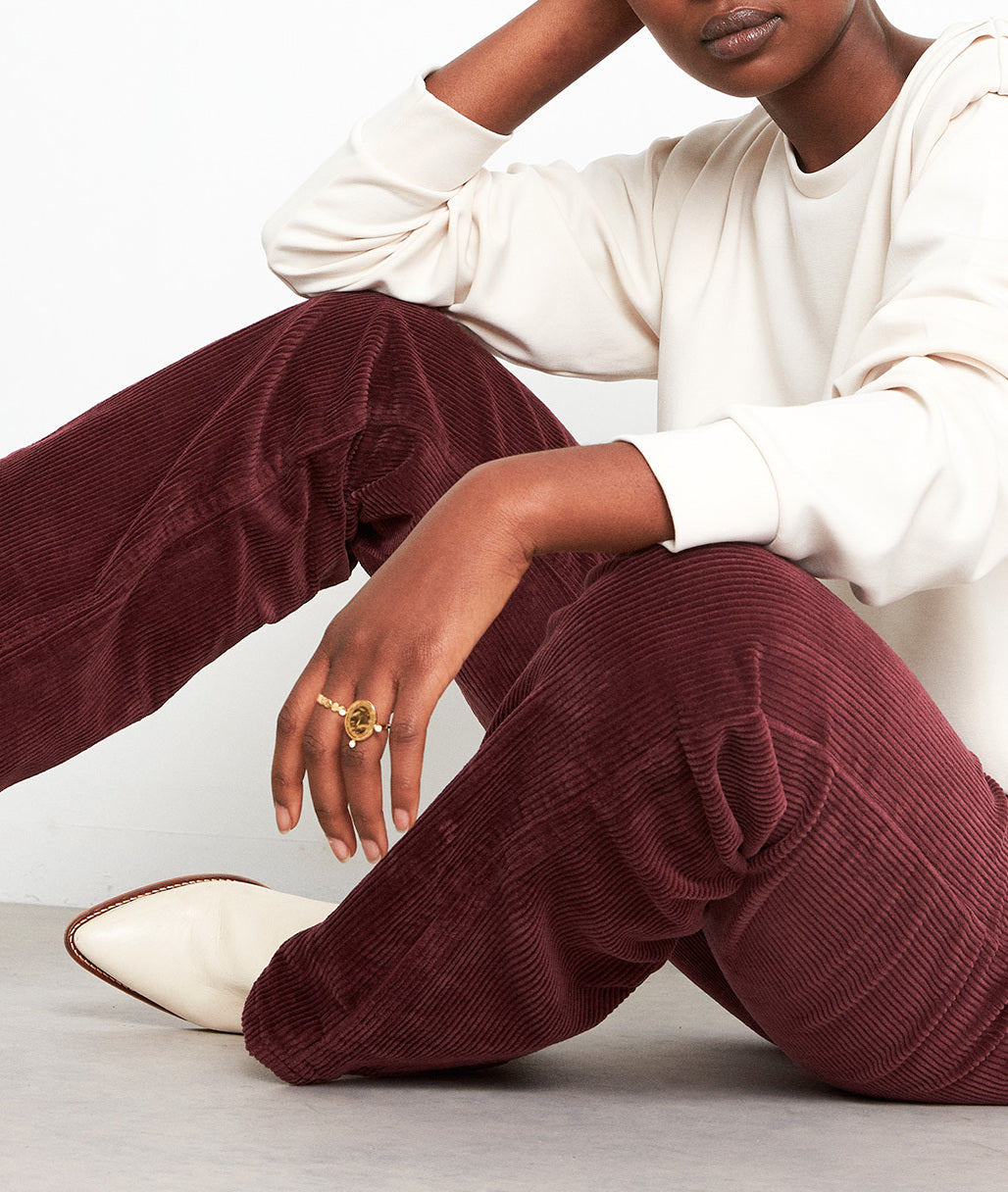 Sweat-shirt léger à épaulettes écru Ice Faume - seconde main