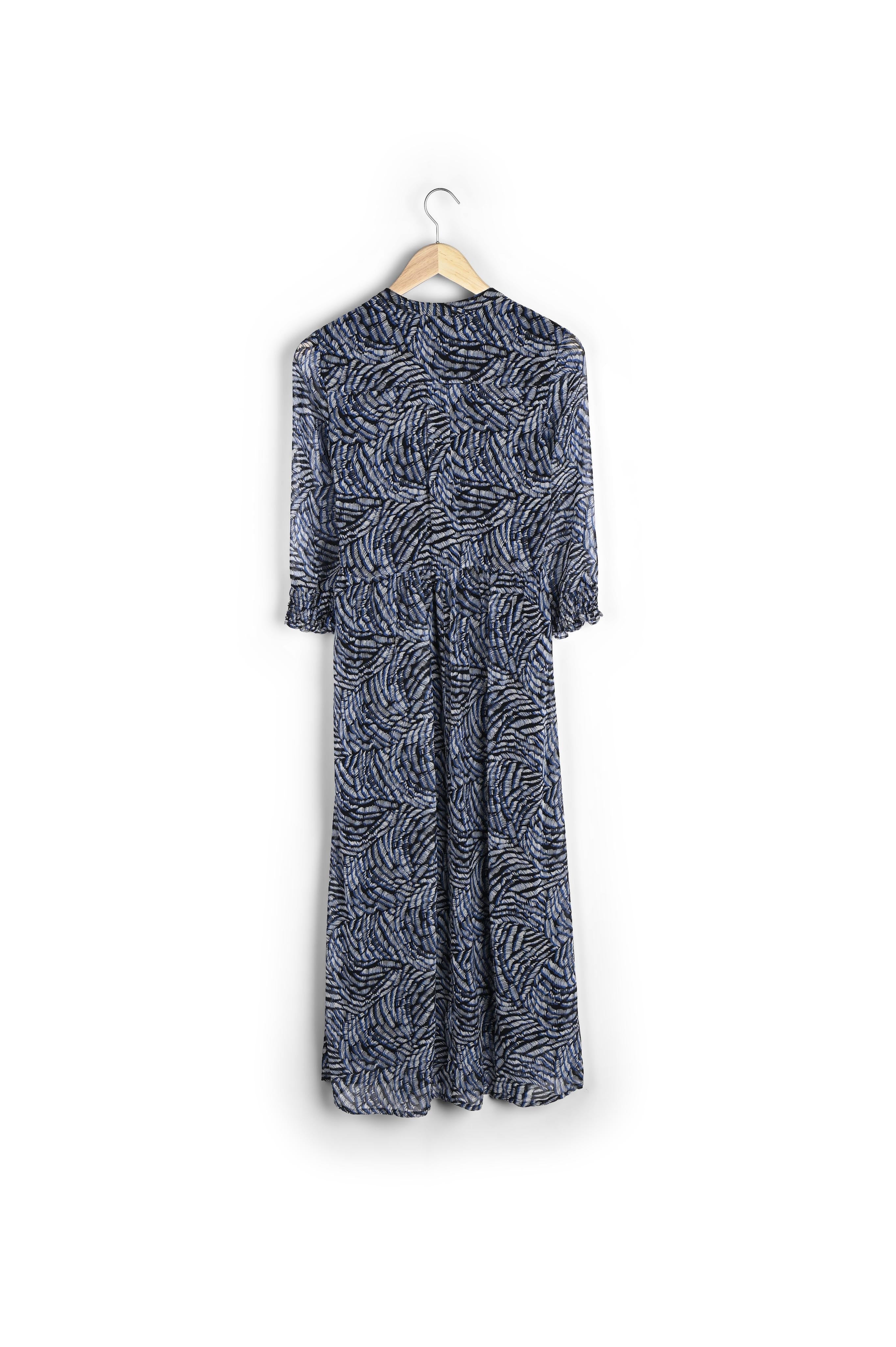 Robe longue imprimée Libra Faume - seconde main