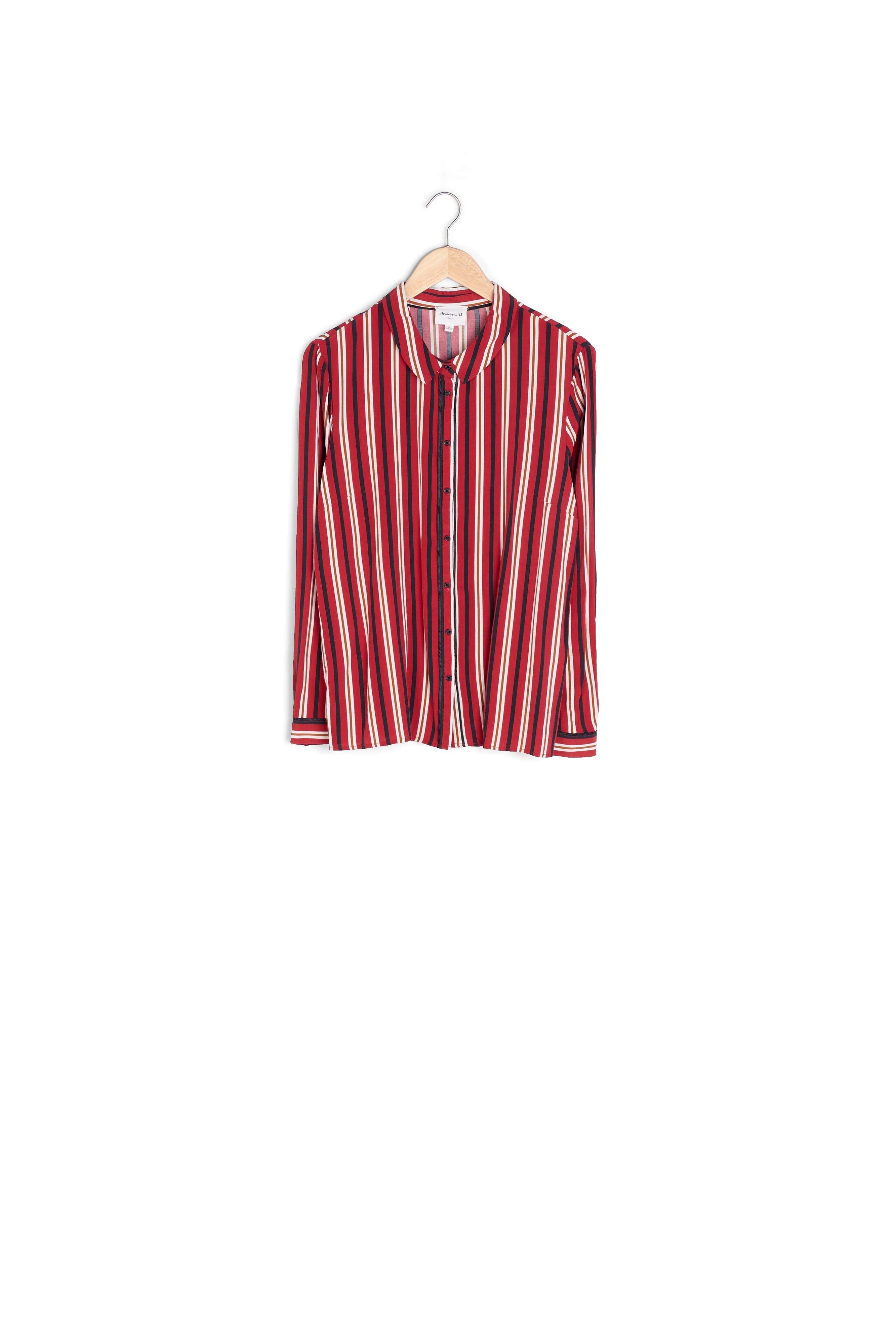 Chemise rouge rayée Minsk Faume - seconde main