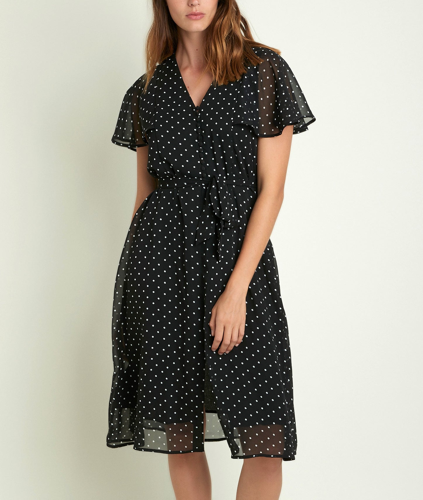 Robe midi à pois Carima Faume - seconde main