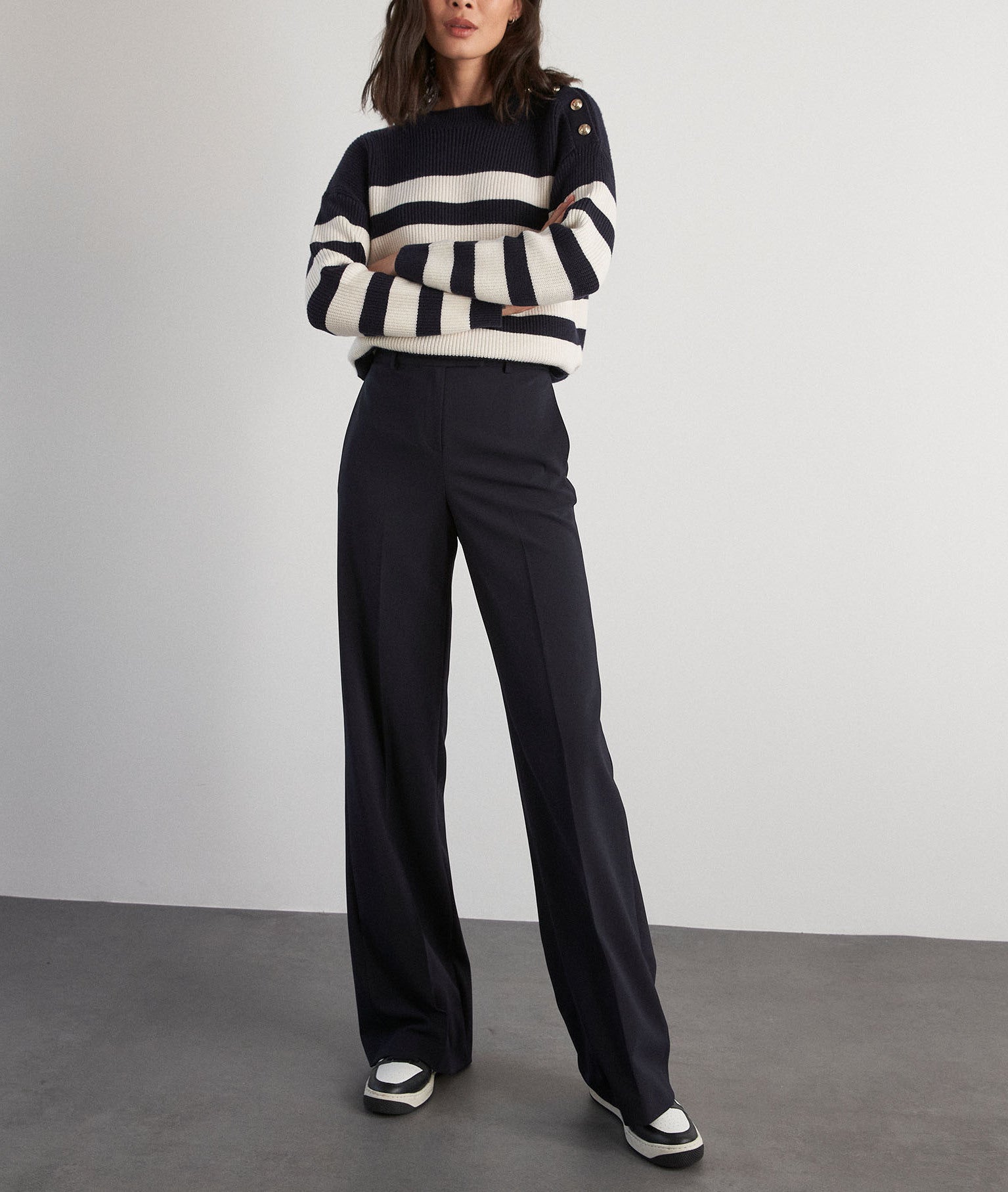 Pull marinière Mona Faume - seconde main