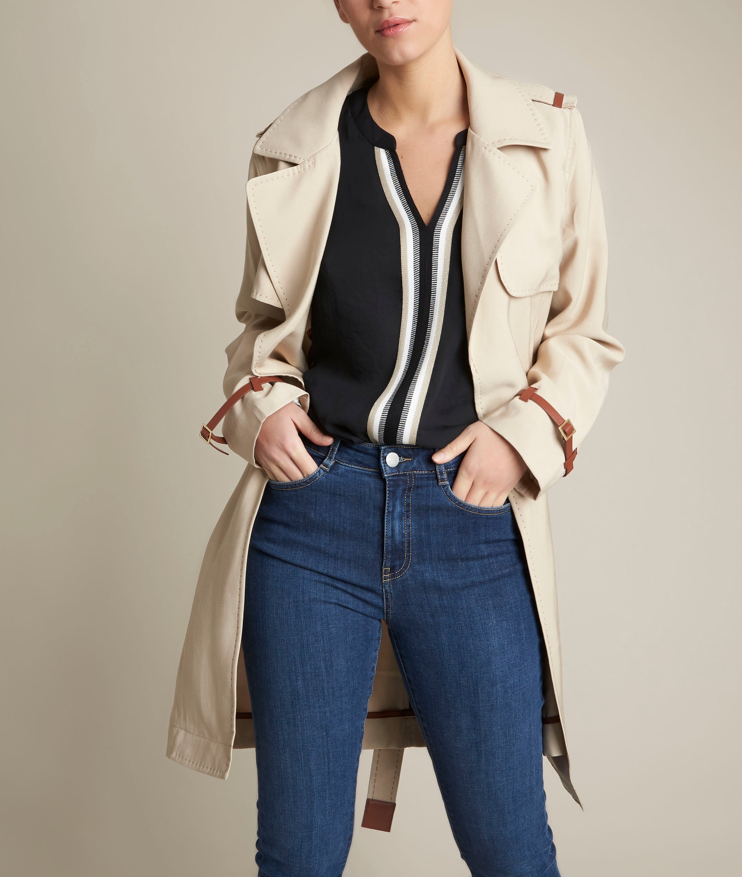 Blouse noire Essaouira Faume - seconde main