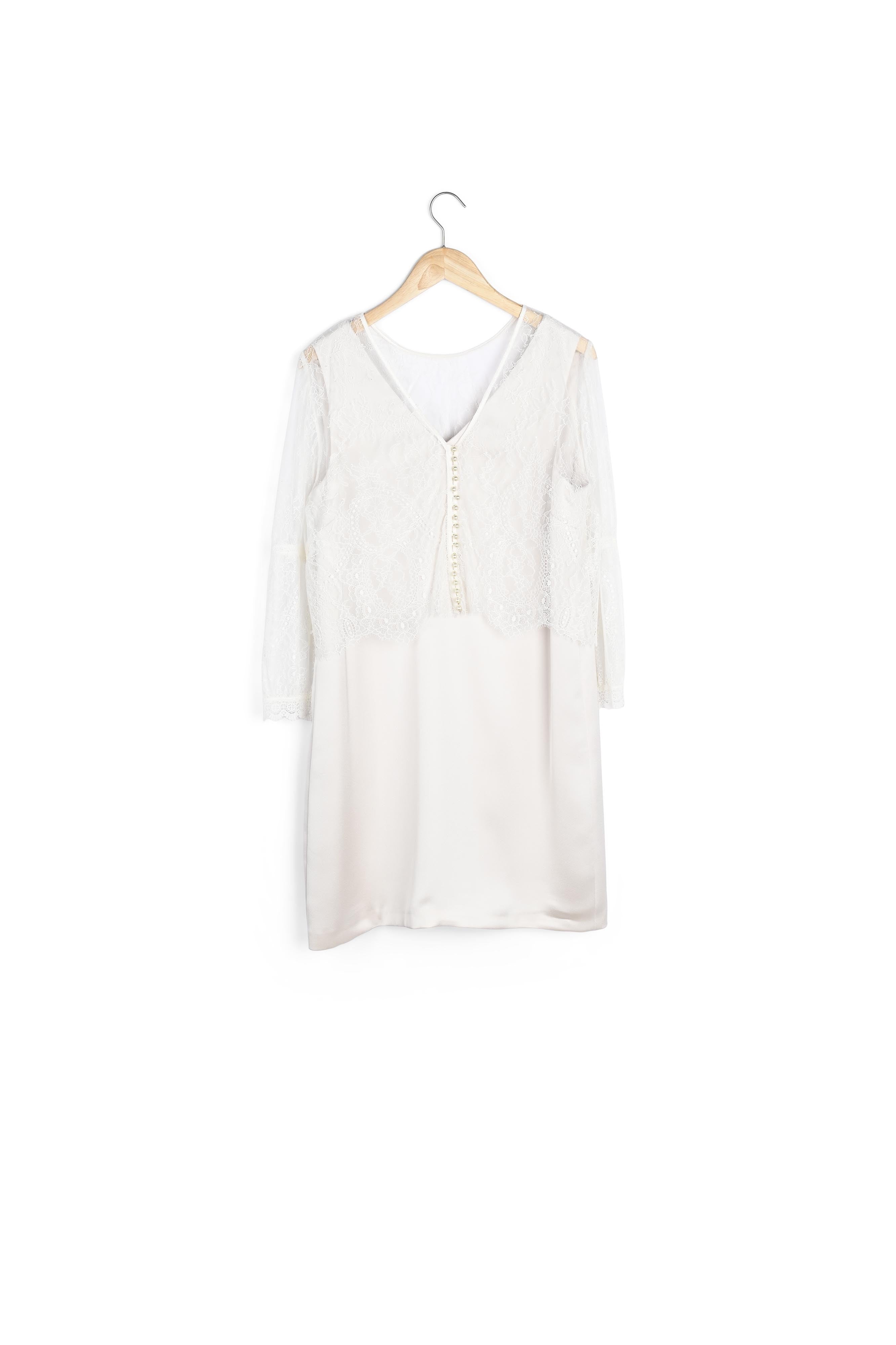 Robe en dentelle Olivier Faume - seconde main