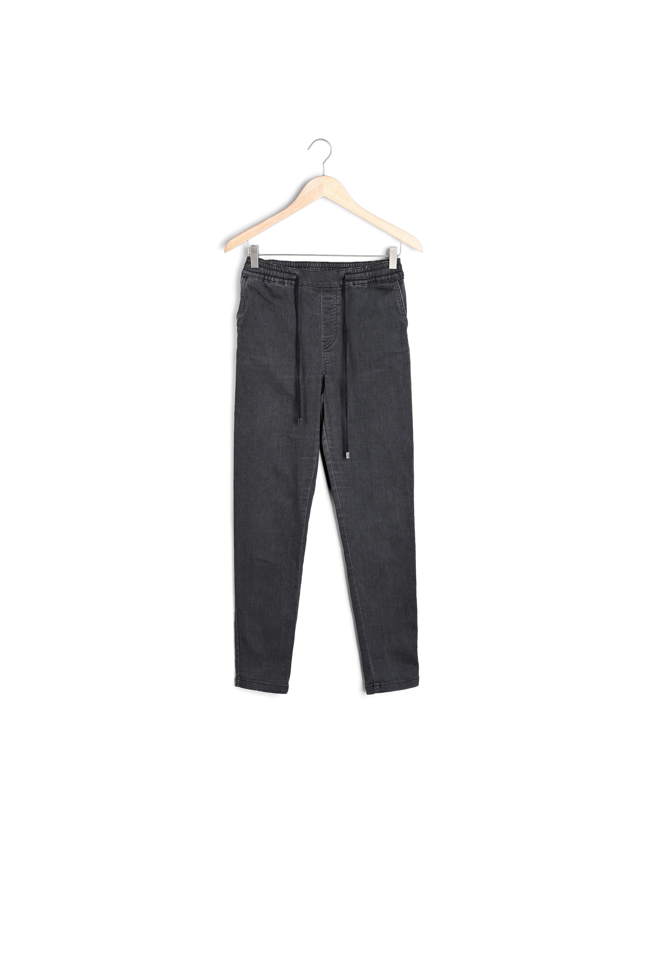 Jean esprit sportswear en coton noir Noor Faume - seconde main