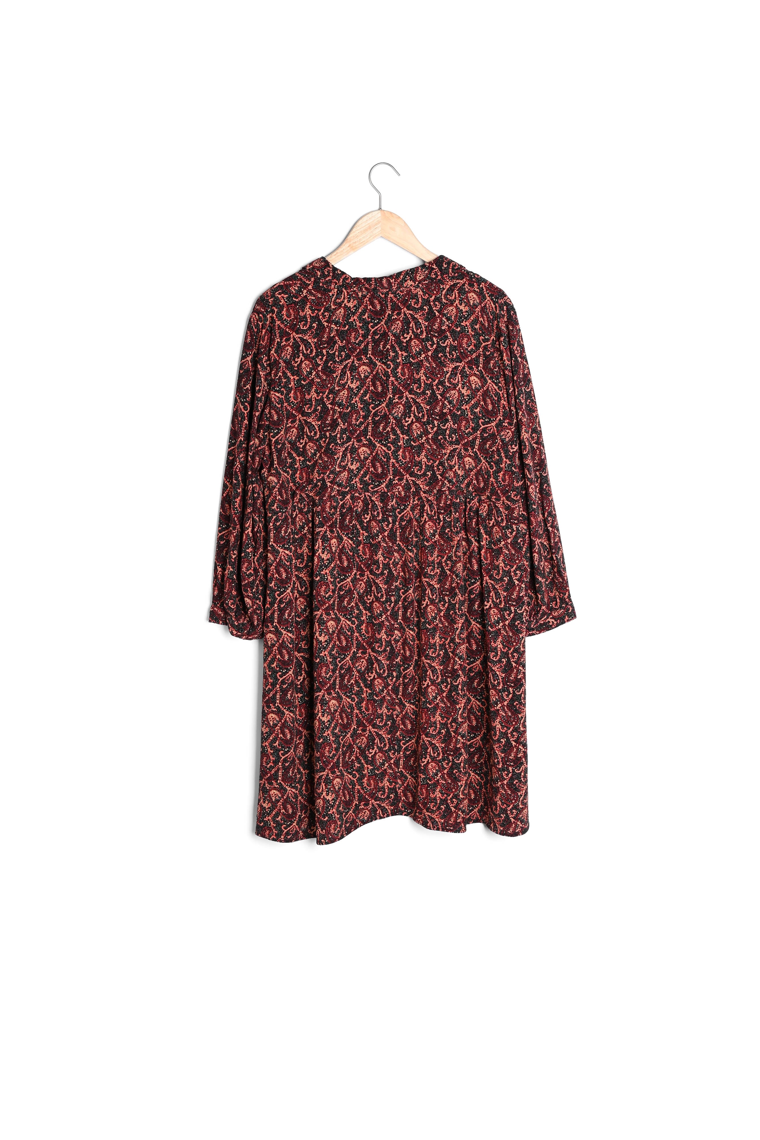 Robe courte imprimée brique Nairobi Faume - seconde main