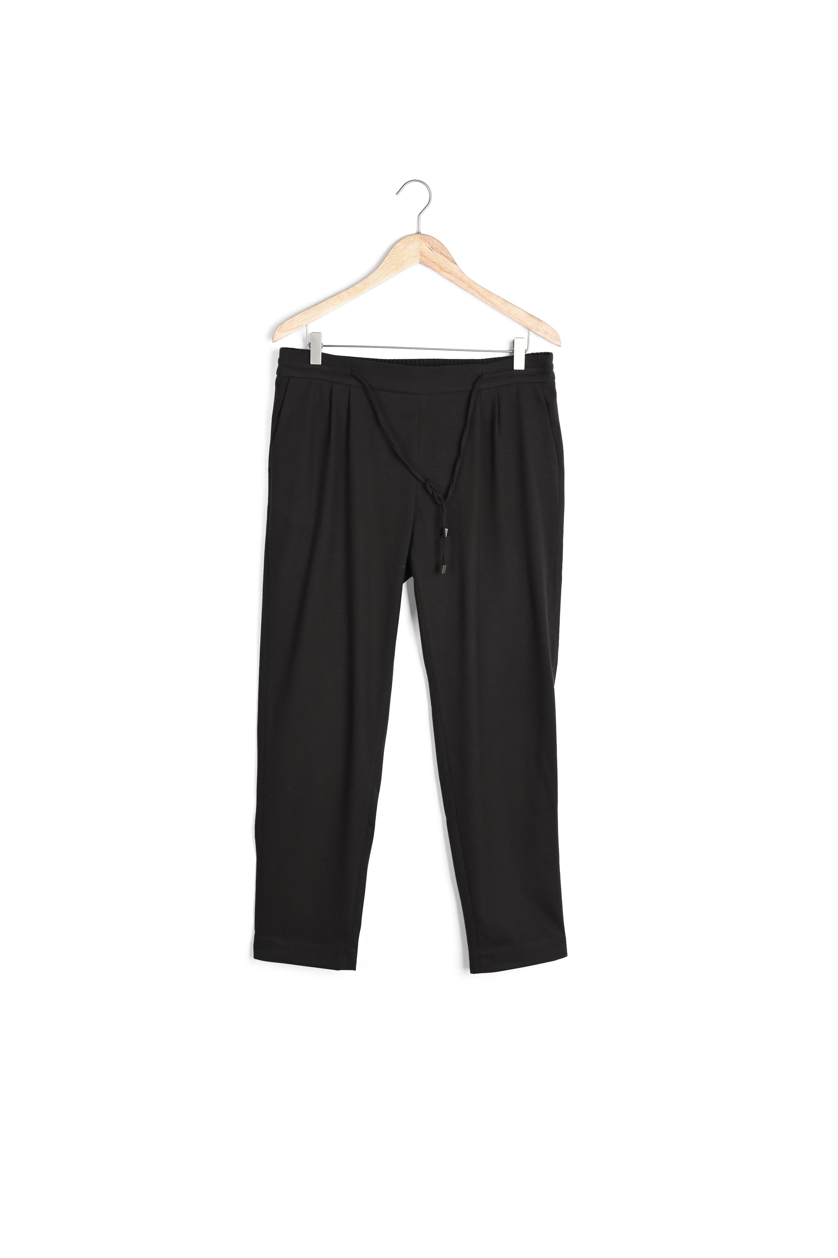 Pantalon carotte fluide chocolat Flynn Faume - seconde main