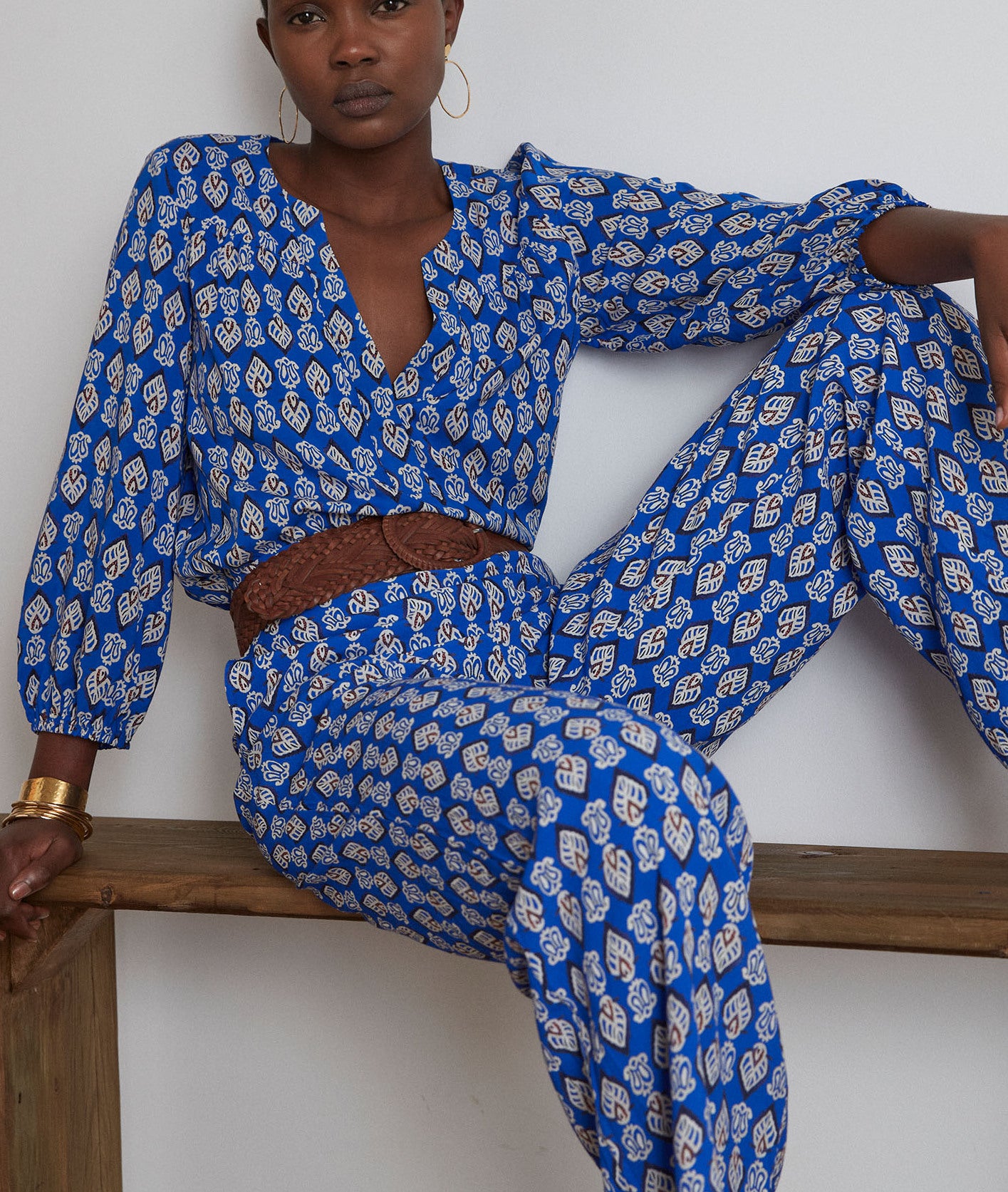 Blouse Loana Faume - seconde main