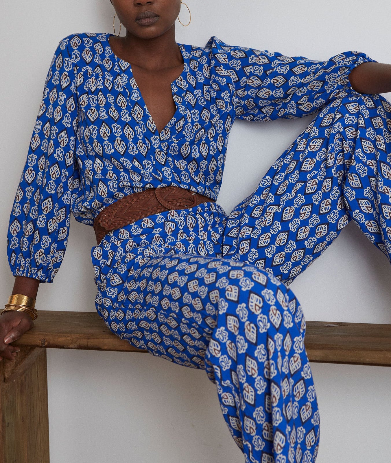 Blouse Loana Faume - seconde main