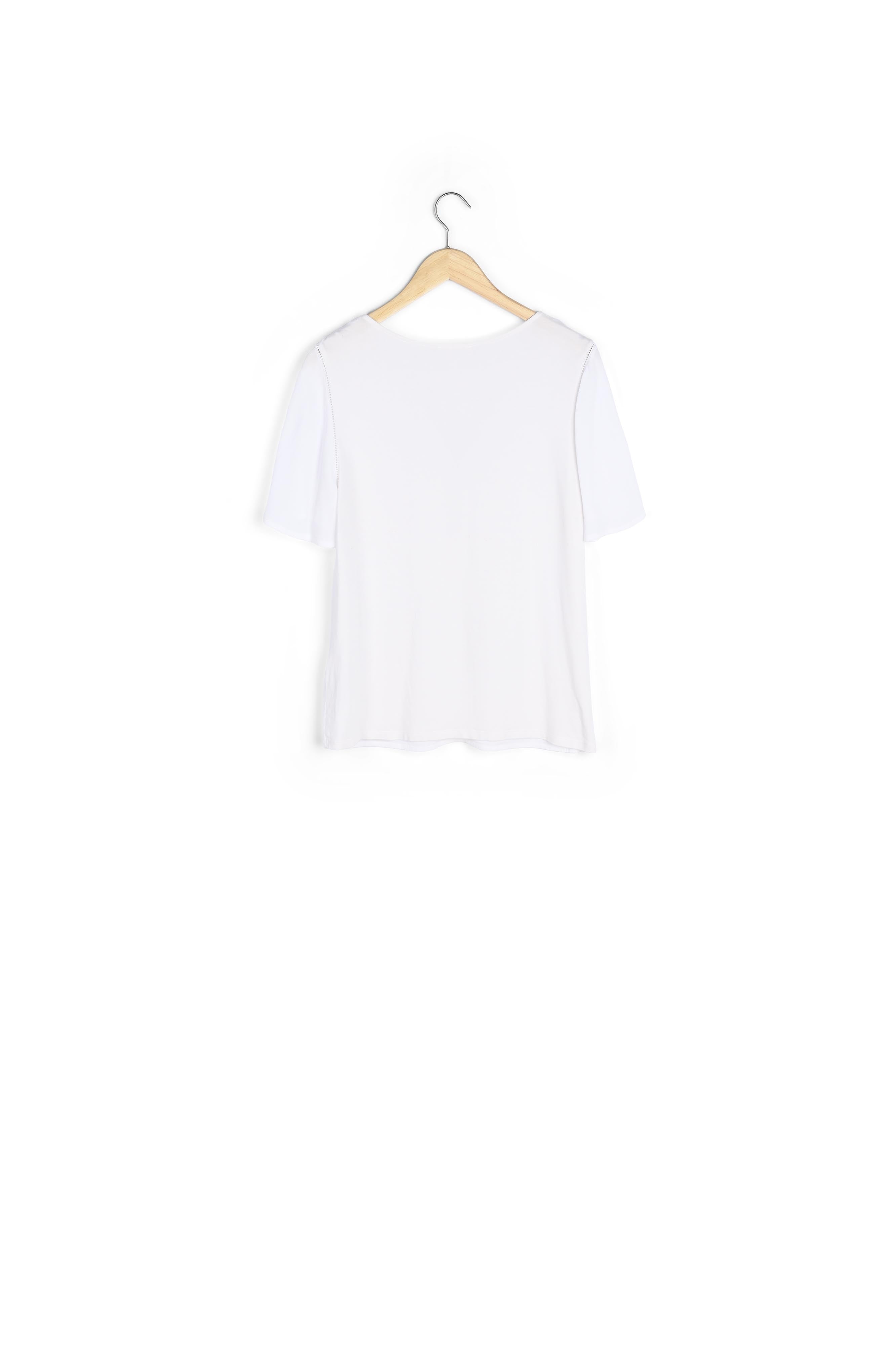 Top bimatière écru Donna Faume - seconde main