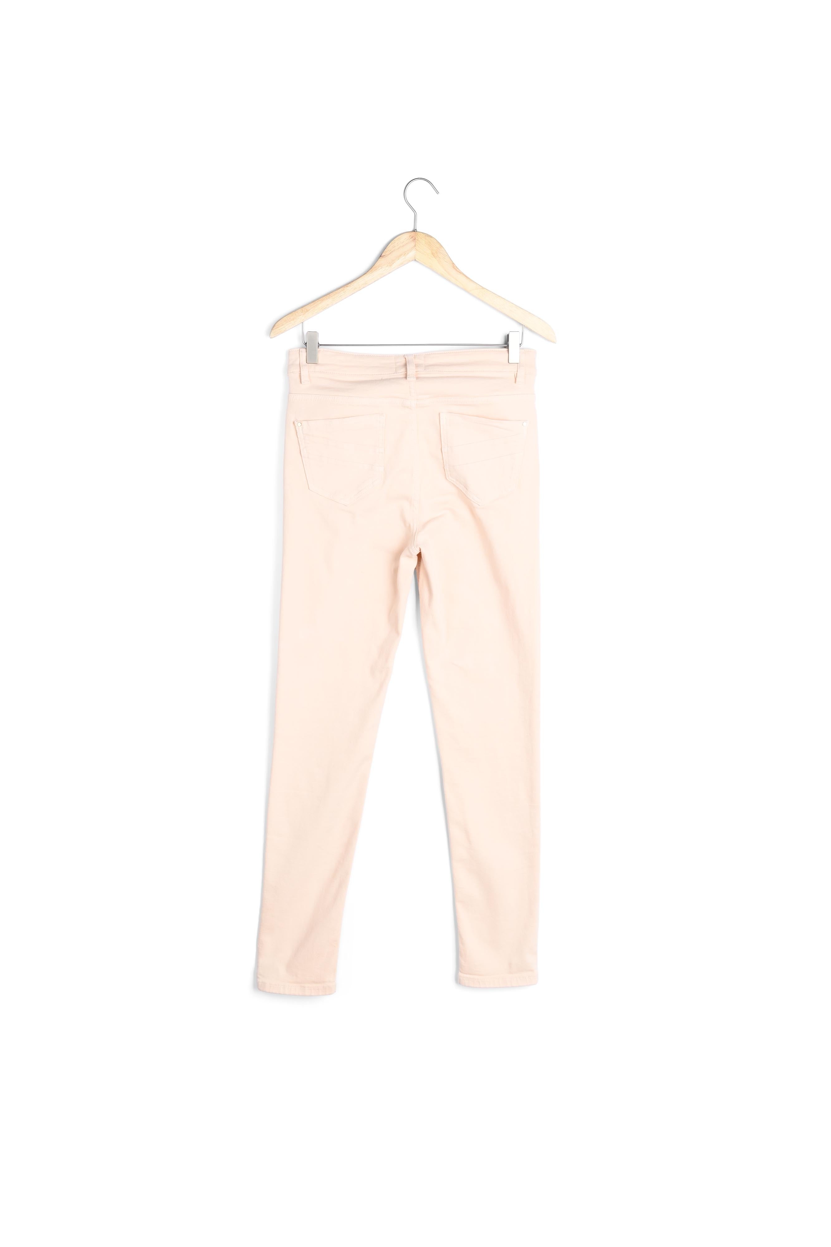 L'iconique slim jean en coton recyclé pêche Suzy Faume - seconde main