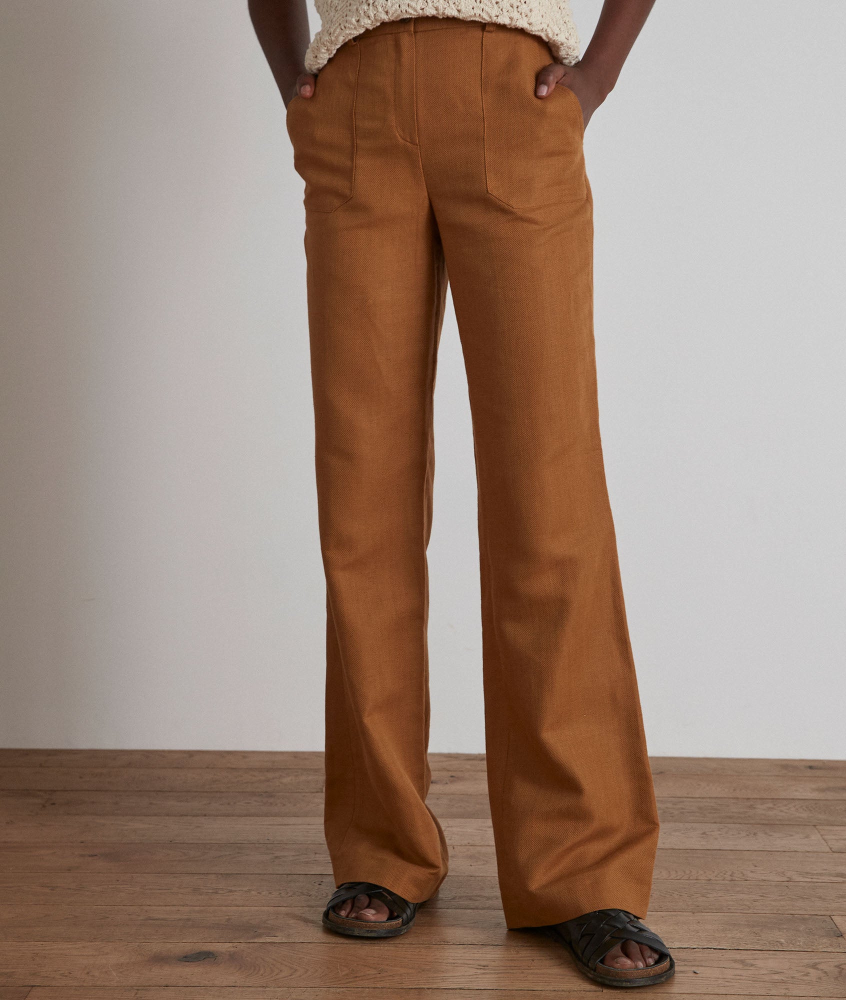 Pantalon large Laelia Faume - seconde main