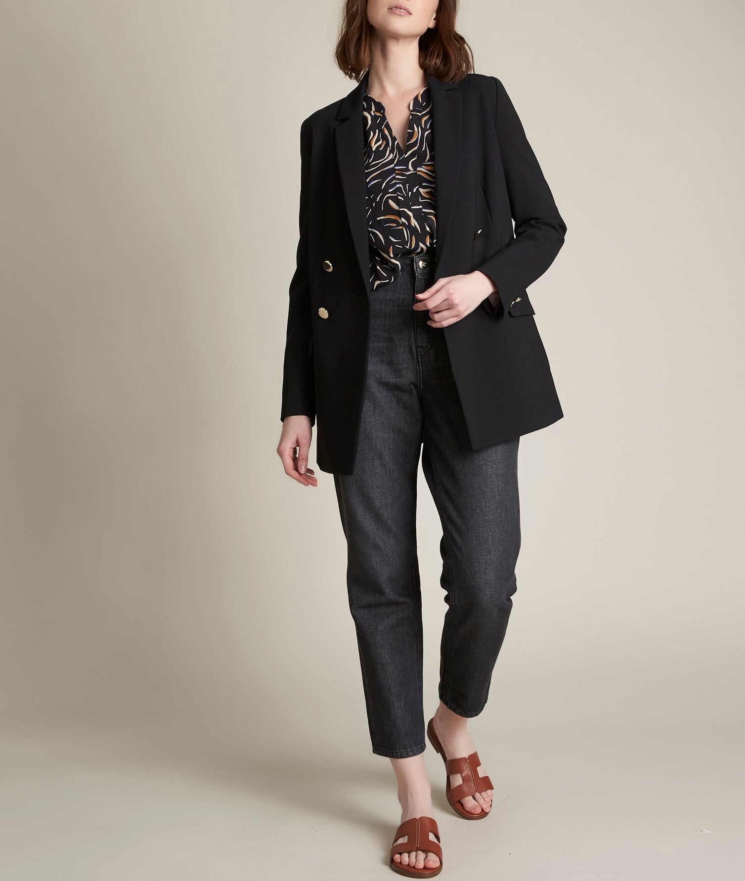 Blouse imprimée Martine Faume - seconde main