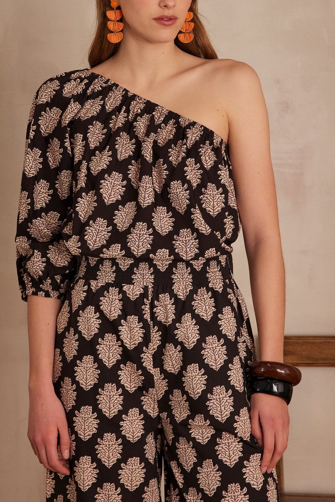 Blouse asymétrique en coton CHOULDER Faume - seconde main