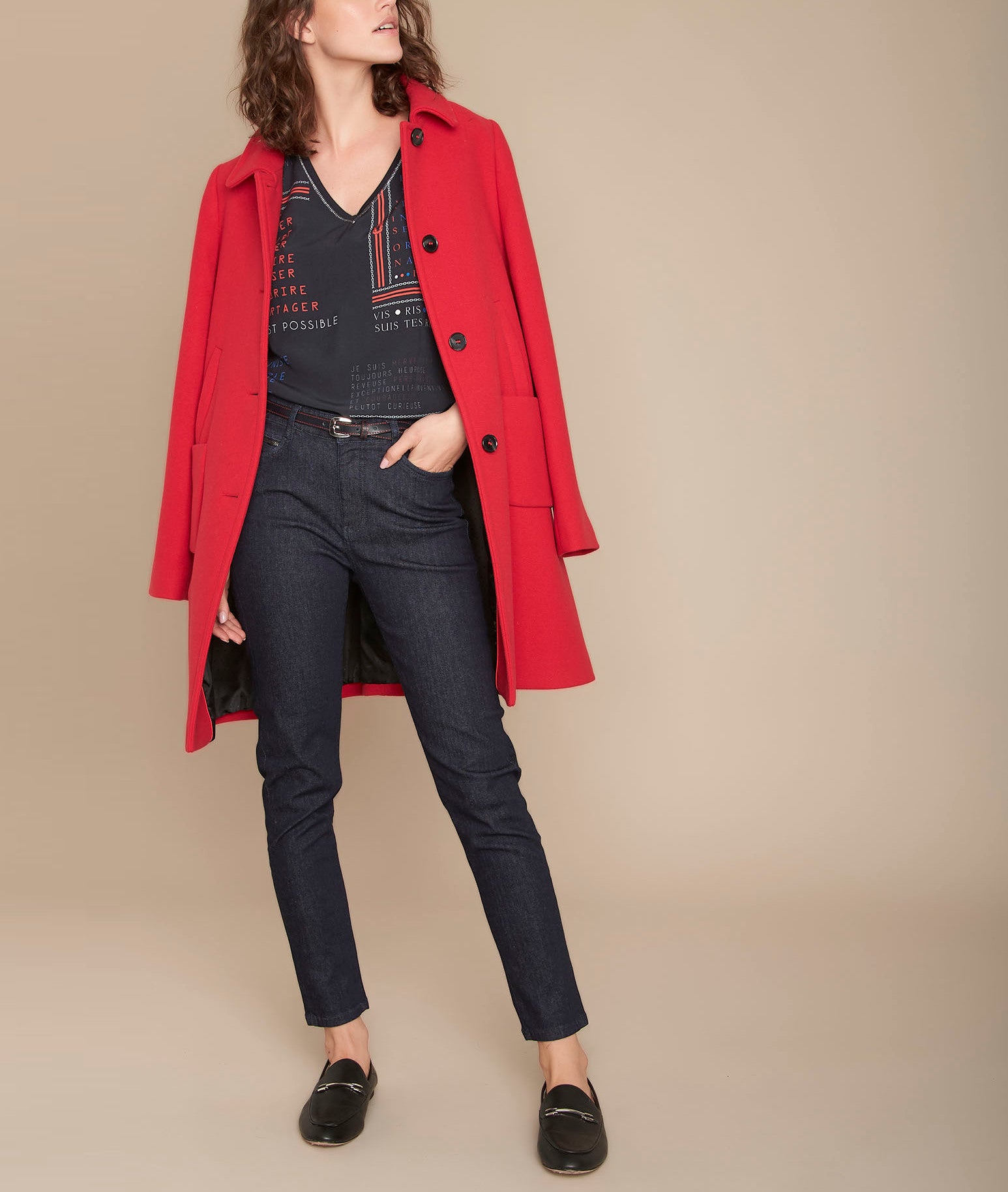 L'Iconique slim : jean rinse Sultan Faume - seconde main