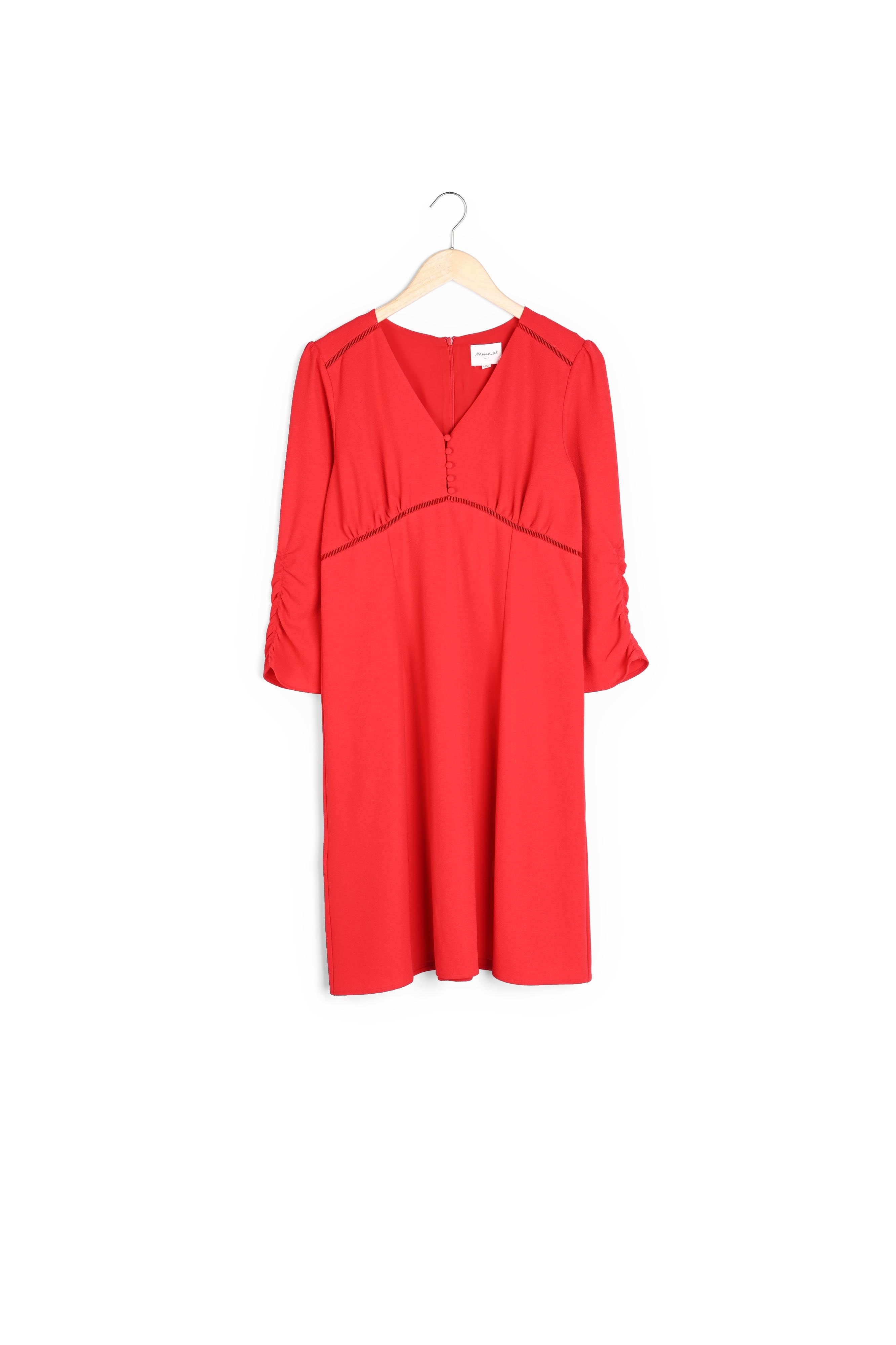 Robe rouge cintrée Ideale Faume - seconde main