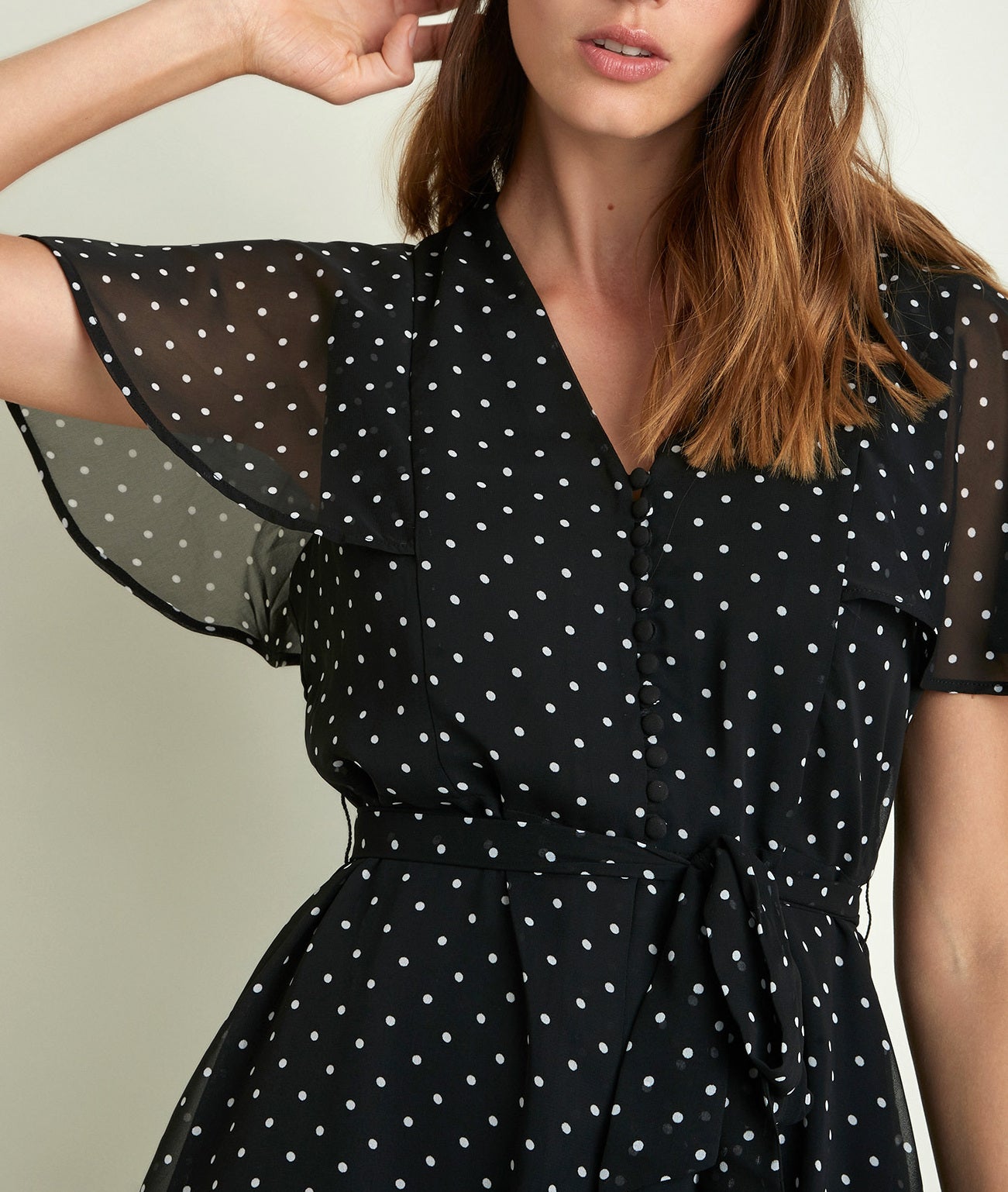 Robe midi à pois Carima Faume - seconde main