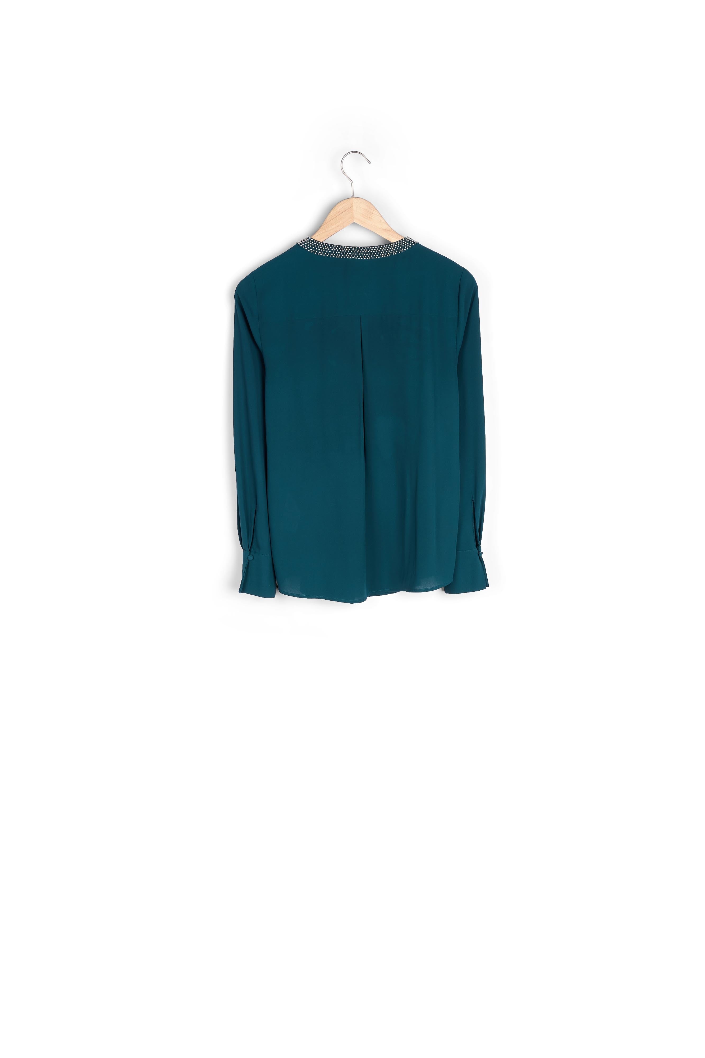 Blouse cyprès en polyester recyclé Edana Faume - seconde main