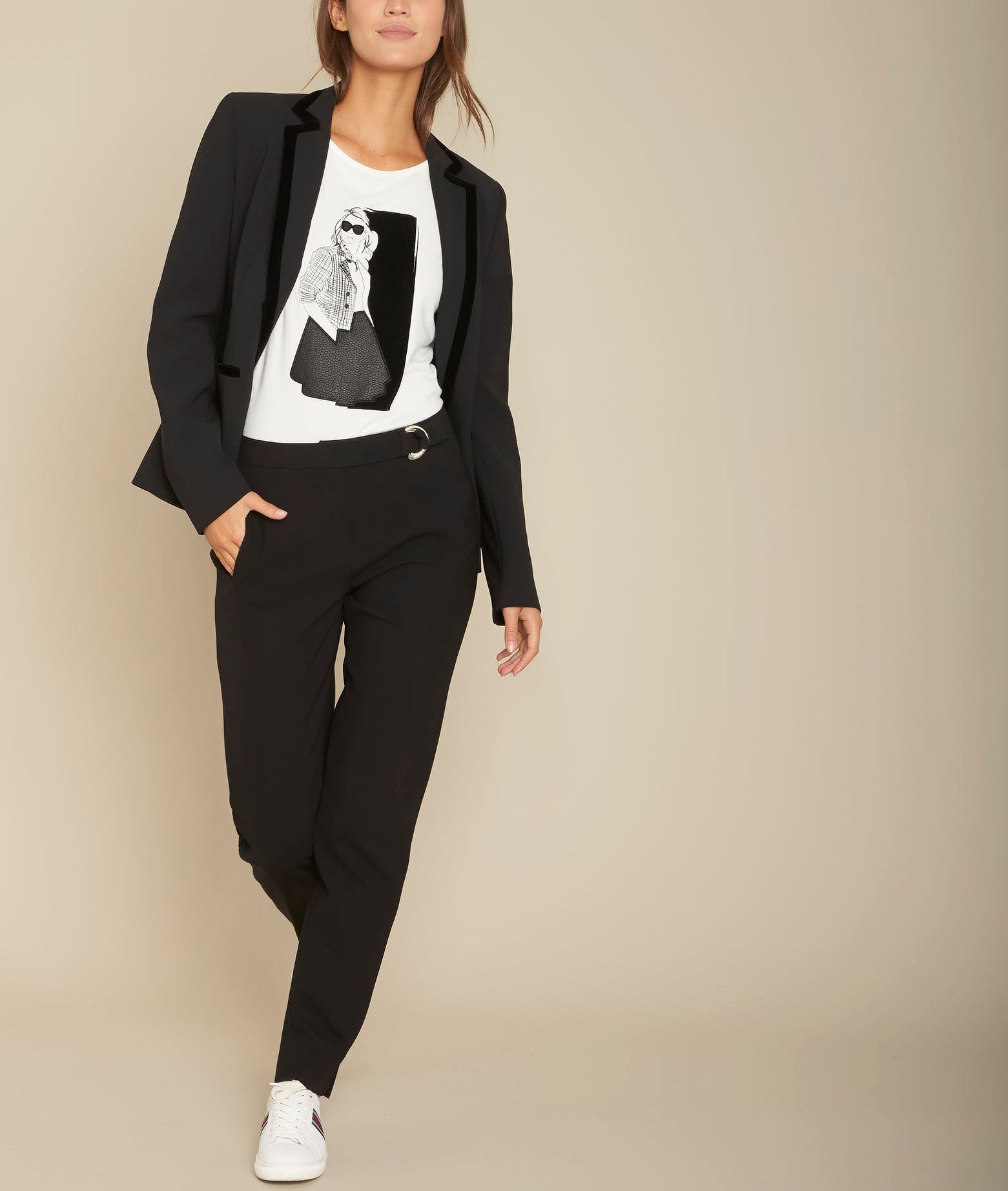 Veste en microfibre velours Balthazar Faume - seconde main