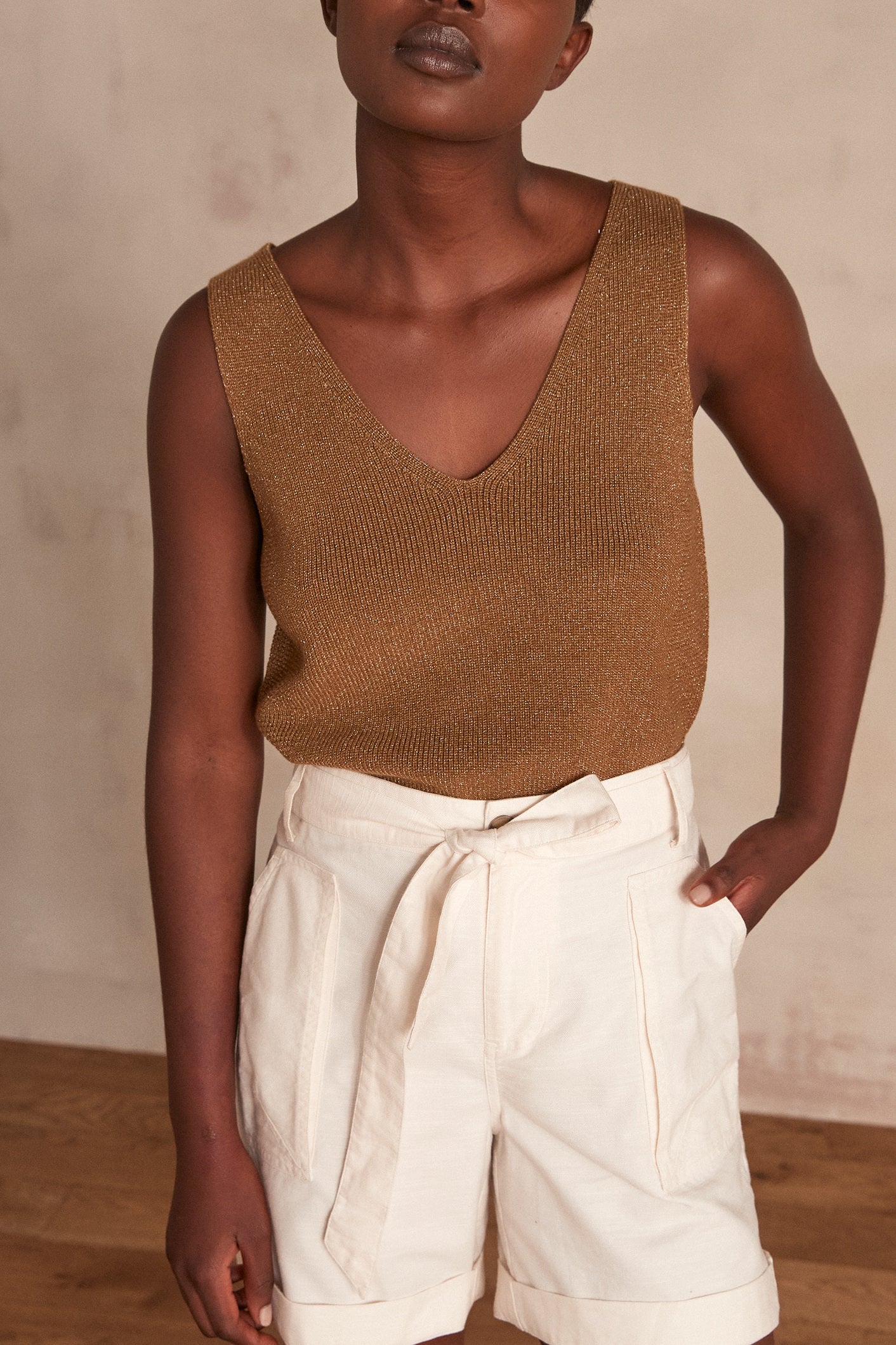 Top en maille Adrian Faume - seconde main