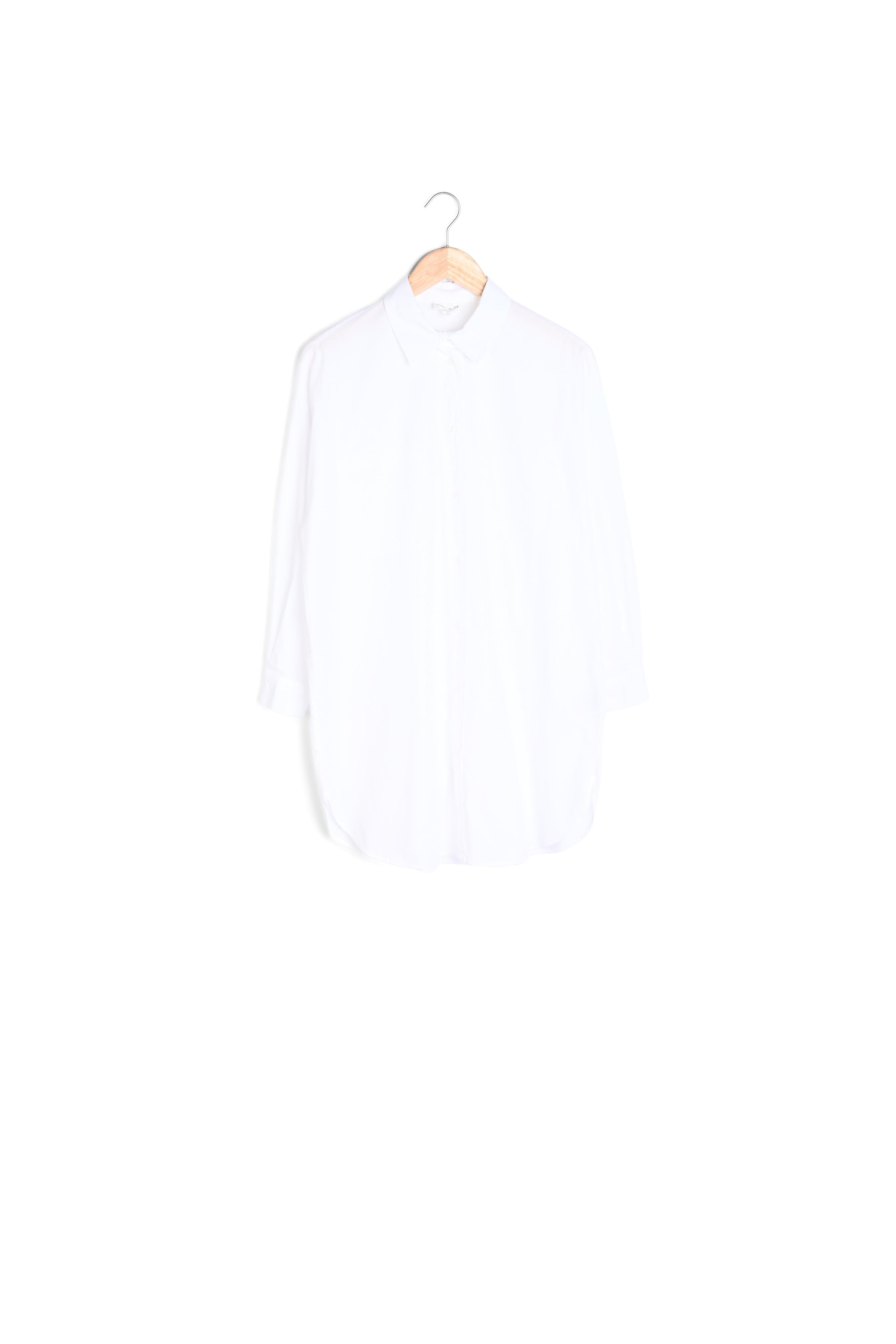 Robe chemise en coton blanc Hoberte Faume - seconde main