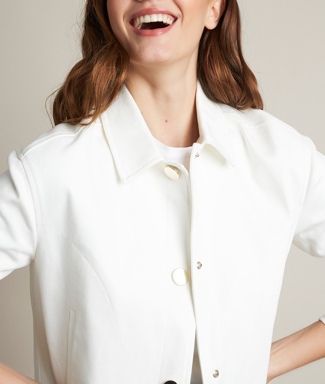 Veste à pressions en coton Lola Faume - seconde main