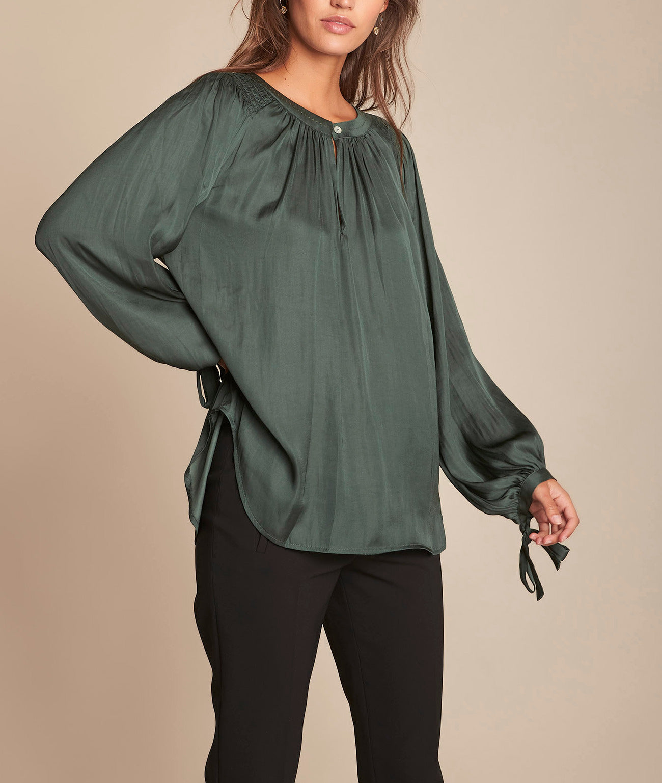 Blouse peintre fluide Mamantha Faume - seconde main