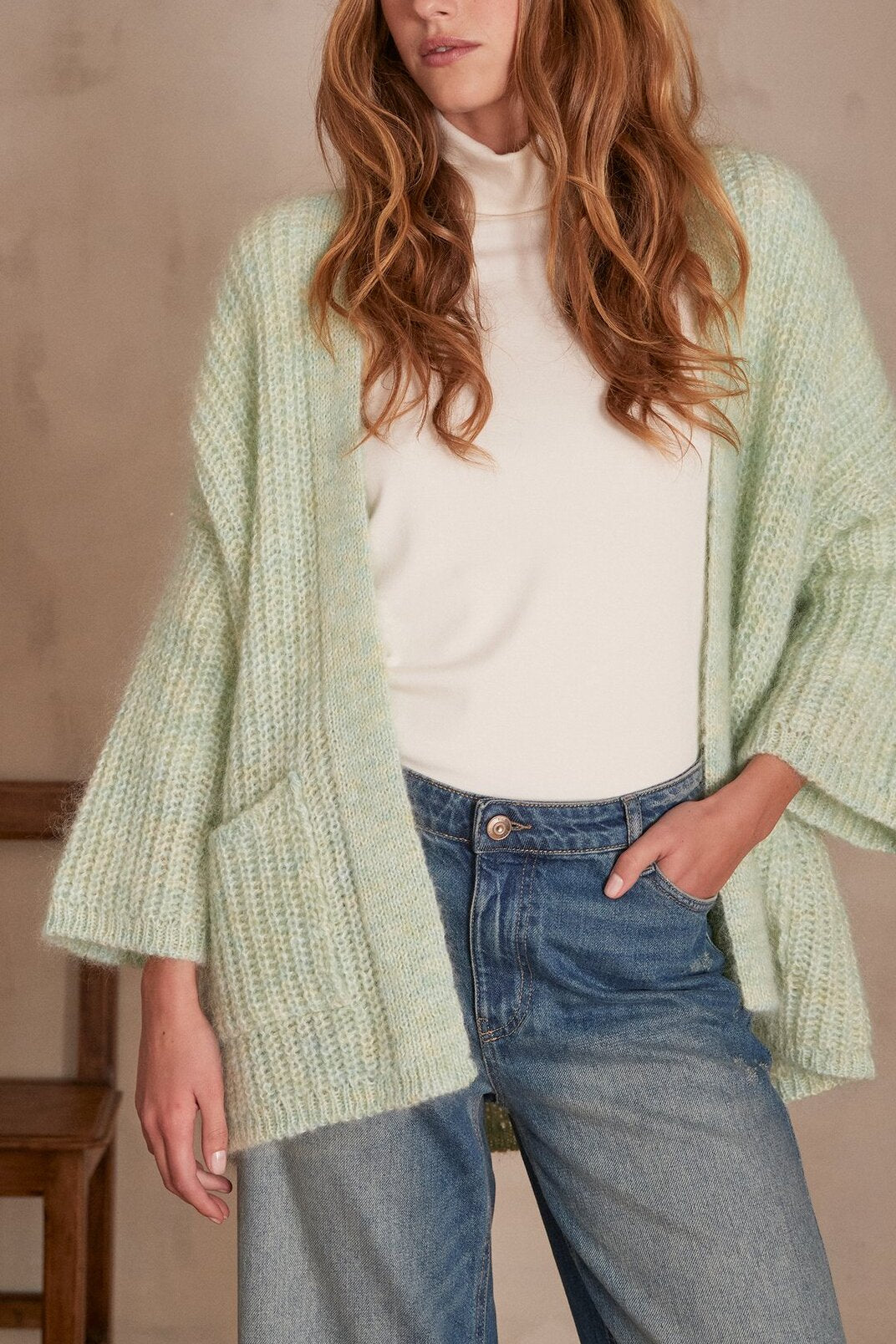 Gilet en mohair ALIX BIS Faume - seconde main