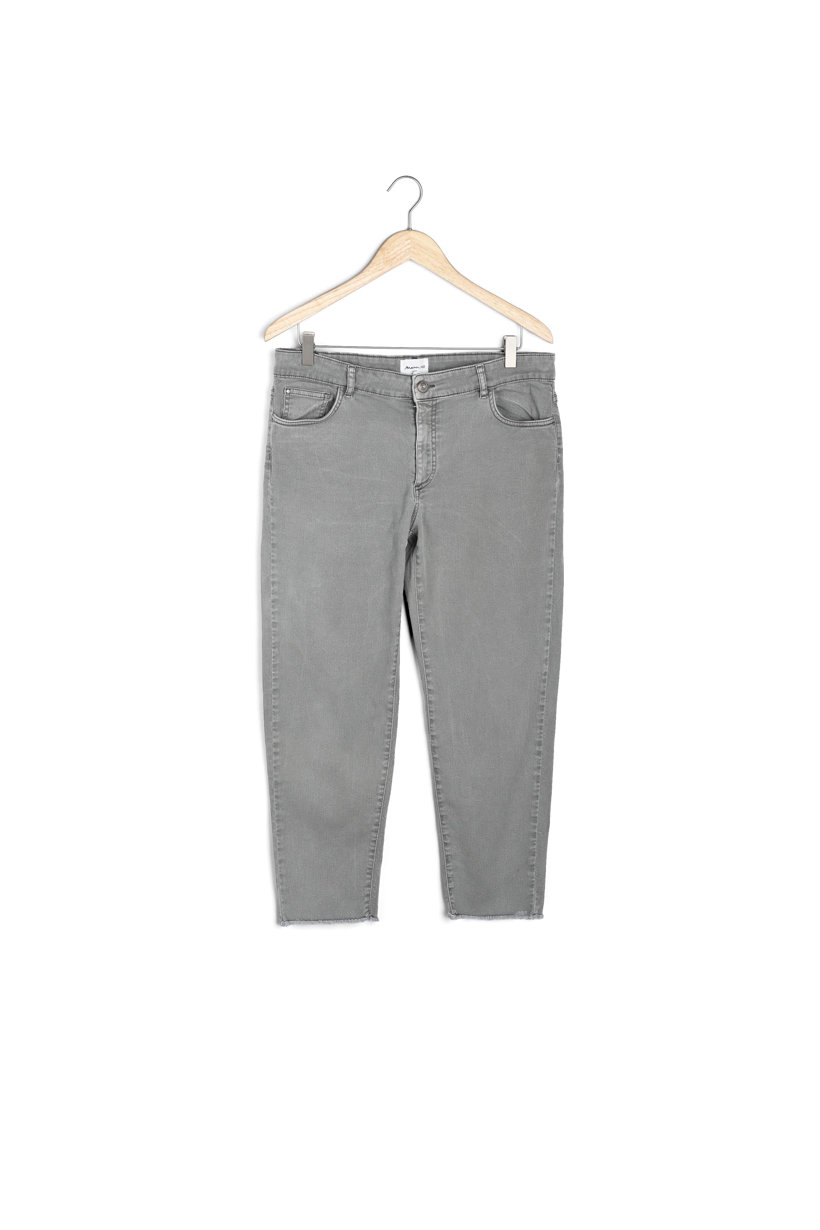 Jean en coton kaki clair Pearl Faume - seconde main