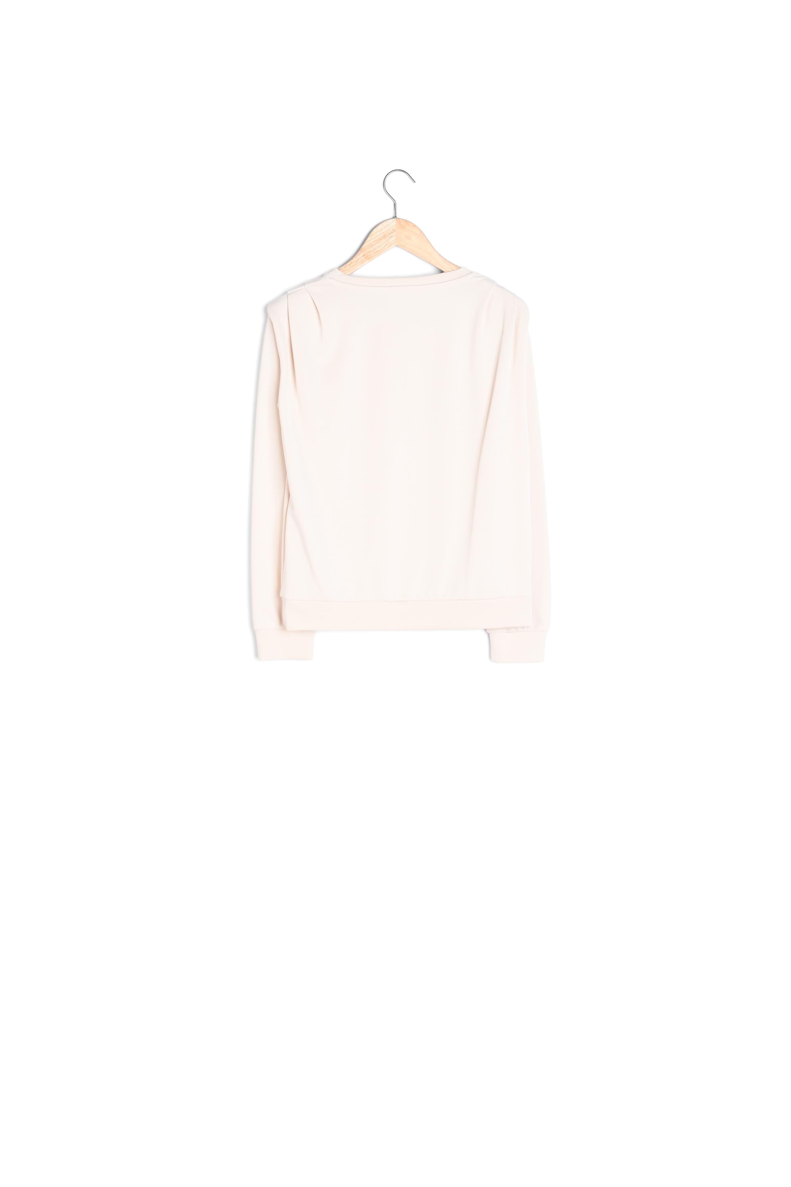 Sweat-shirt léger à épaulettes écru Ice Faume - seconde main