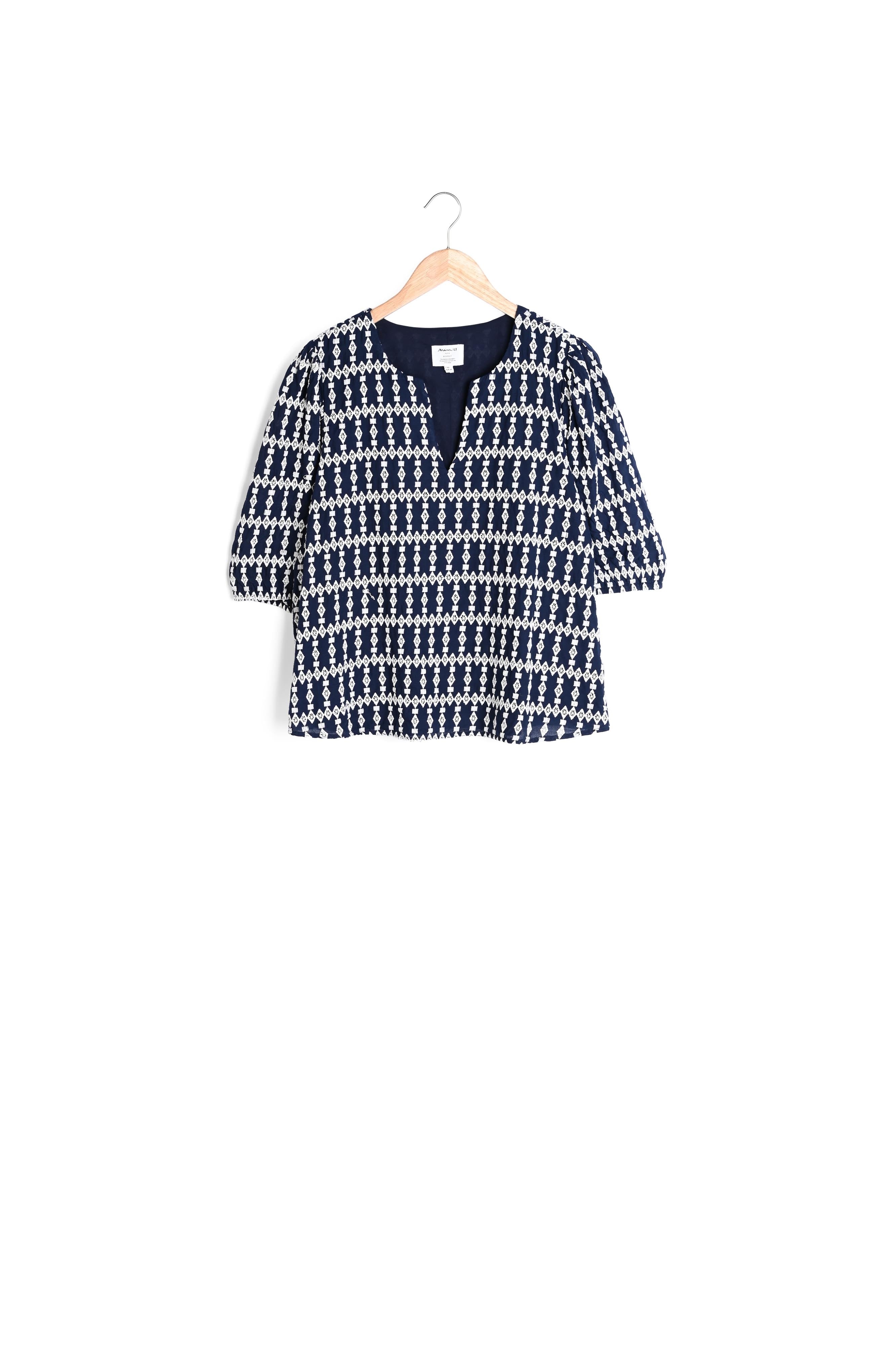 Blouse brodée Camille Faume - seconde main