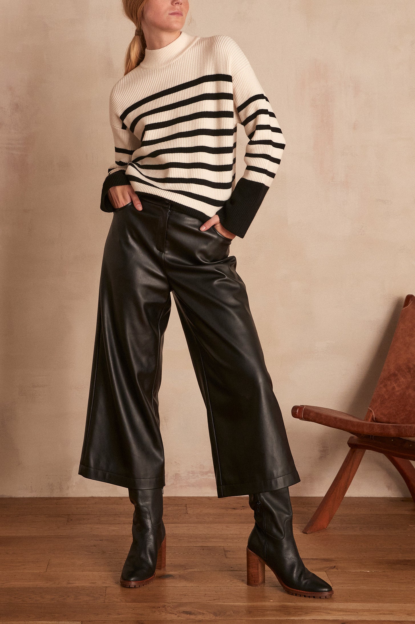 Pantalon large VIOLETTE Faume - seconde main