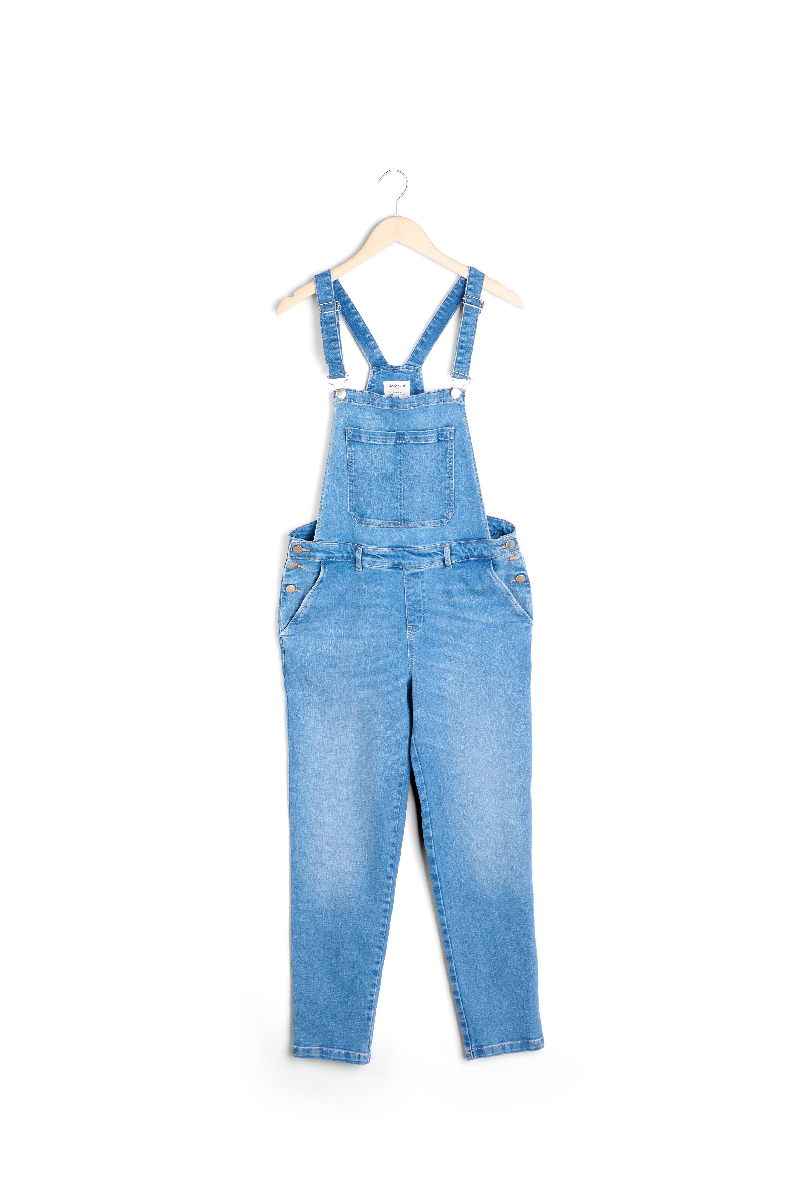 Salopette en jean en coton bio stone used Belinda Faume - seconde main