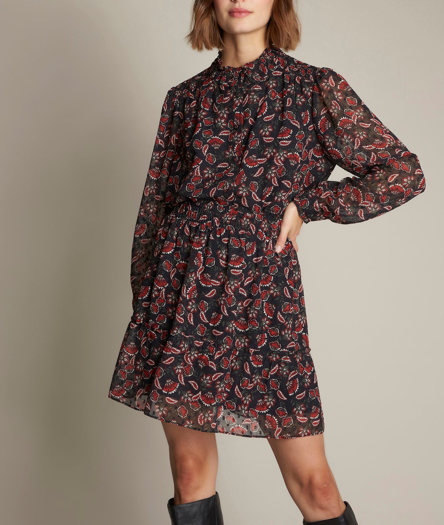 Blouse imprimée Eve marie Faume - seconde main