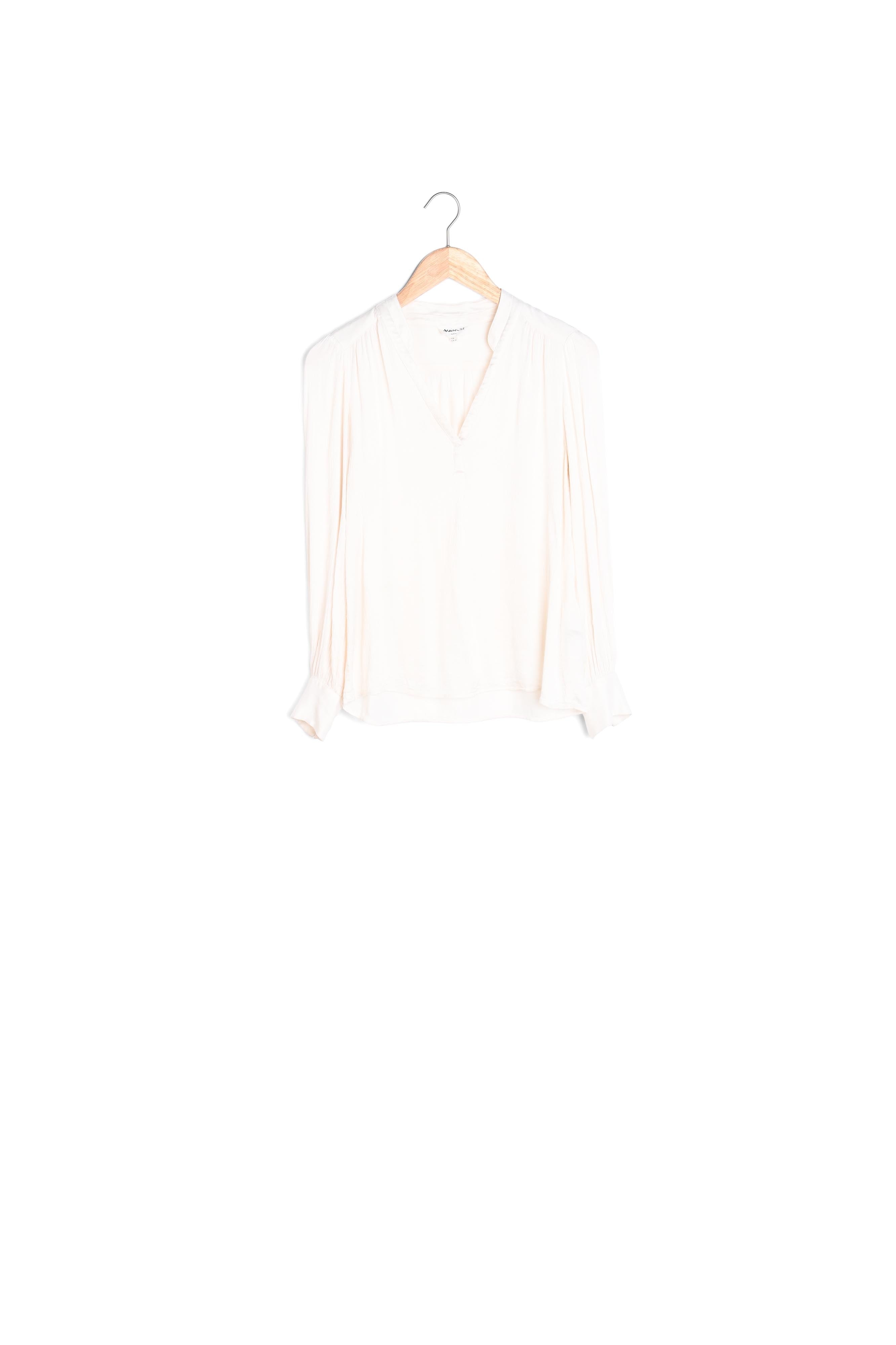 Blouse satinée blanche Chlea Faume - seconde main