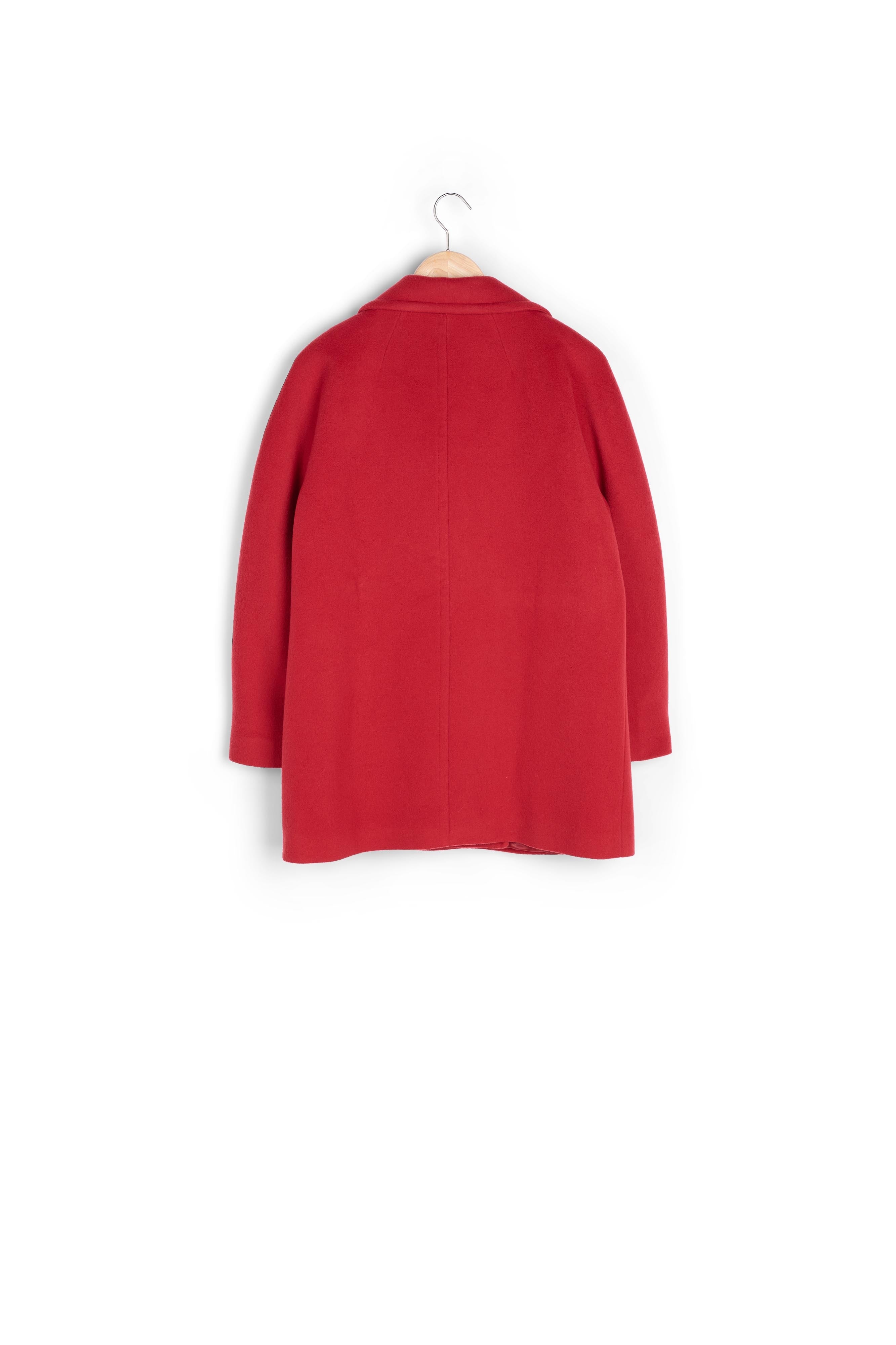 Manteau en laine mélangée tomette Joy Faume - seconde main