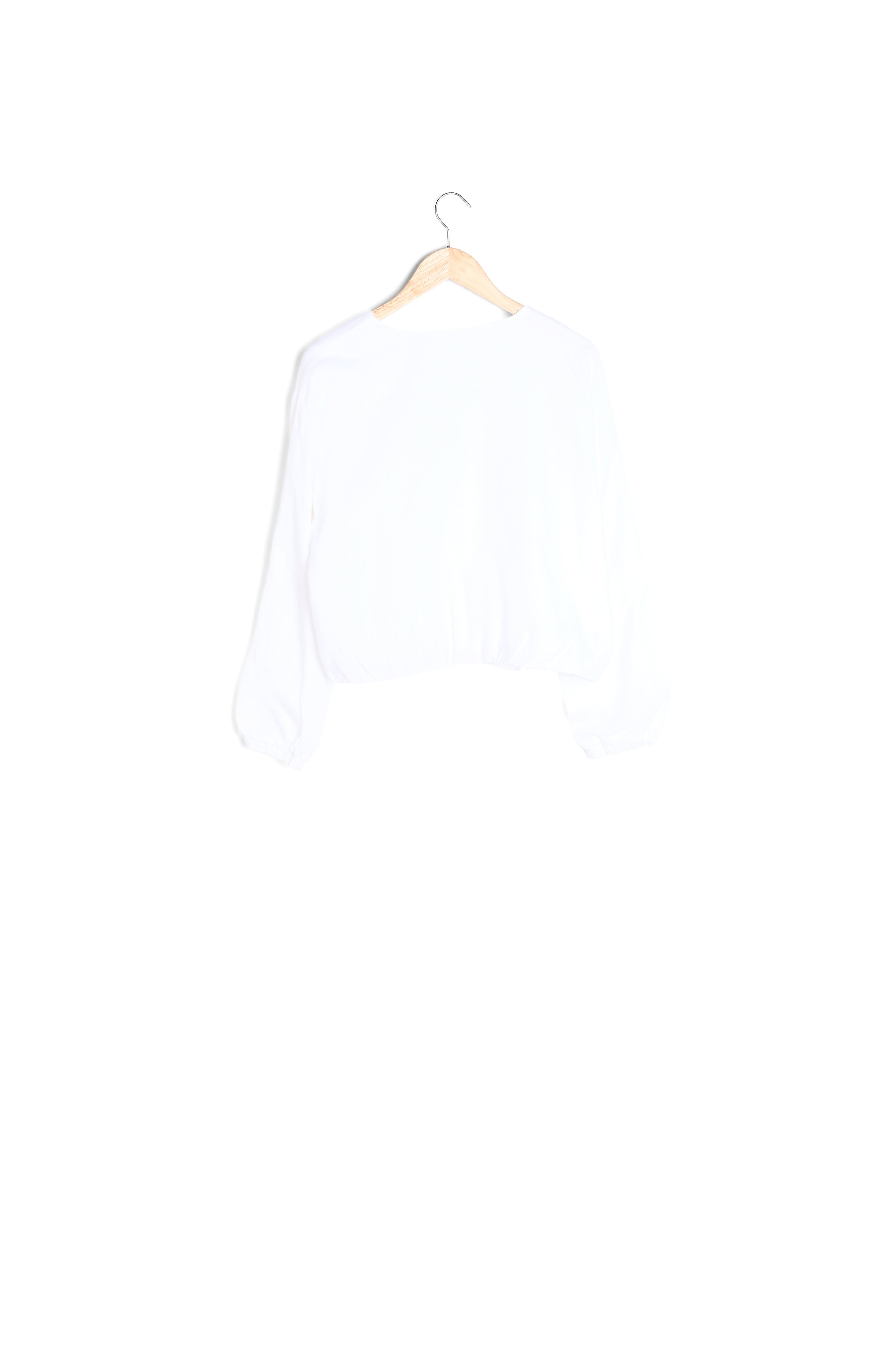 Veste courte en lin blanc Taya Faume - seconde main